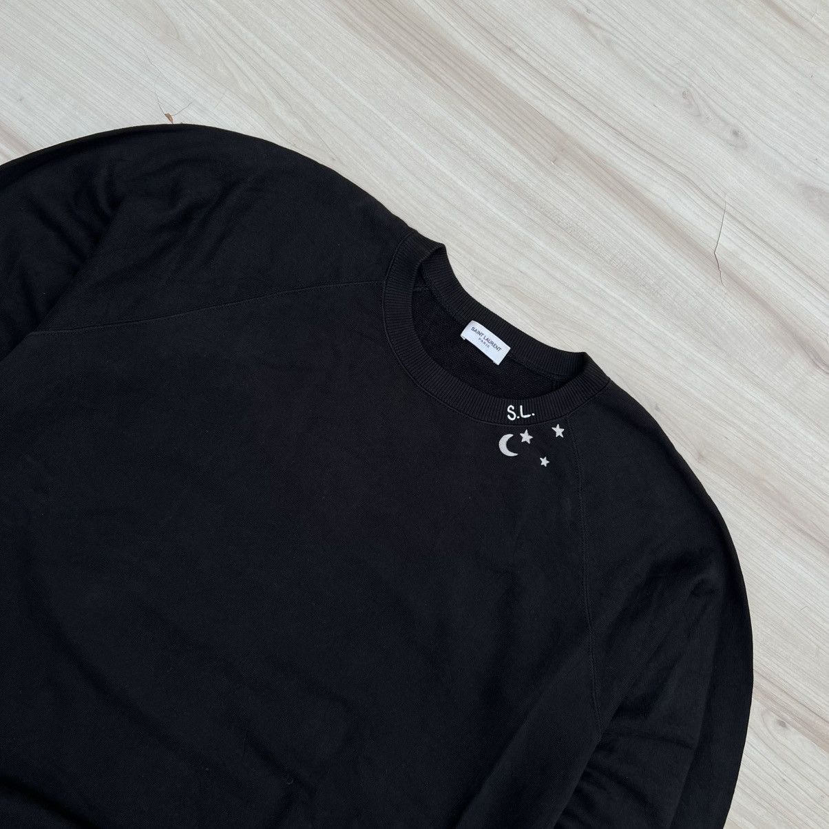 Saint Laurent Paris Saint Laurent Paris Star and moon logo sweatshirt. Size US L / EU 52-54 / 3 - 2 Thumbnail