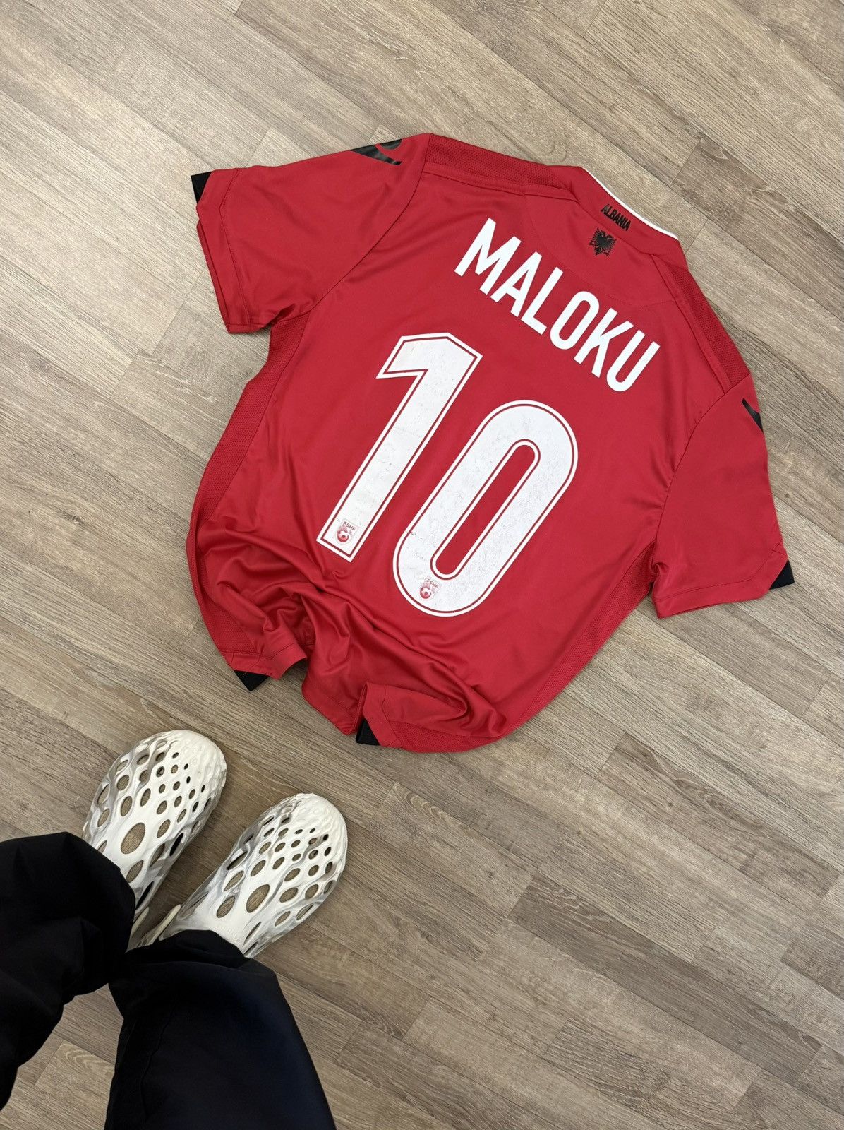 Macron Macron Y2K Albania 2016 Soccer Football Blokecore Jersey Size US M / EU 48-50 / 2 - 2 Thumbnail