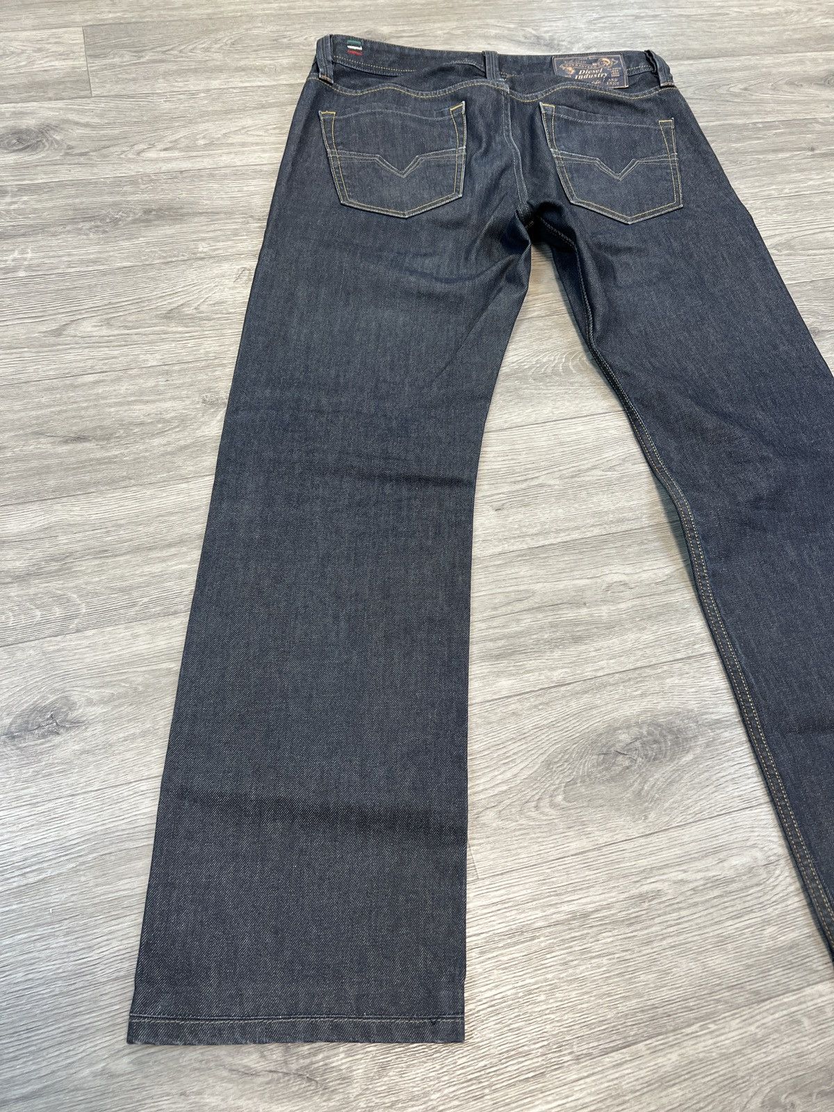 Diesel Vintage Diesel Industry Denim Jeans Straight Fit Dark Wash Size US 31 - 4 Thumbnail