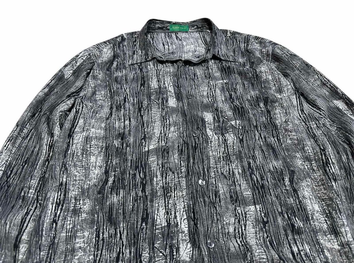 Carven × If Six Was Nine × Japanese Brand 🔥Vintage Carven Paris Abstract Shirt Made In Japan Size US L / EU 52-54 / 3 - 1 Thumbnail