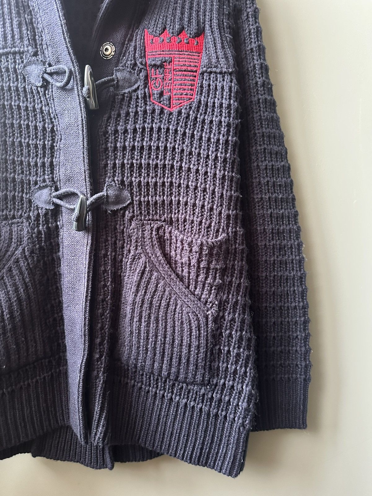 GF Ferre GF Ferre Knit Duffle Wool Acrylic Cardigan Jacket Size M / US 6-8 / IT 42-44 - 5 Thumbnail