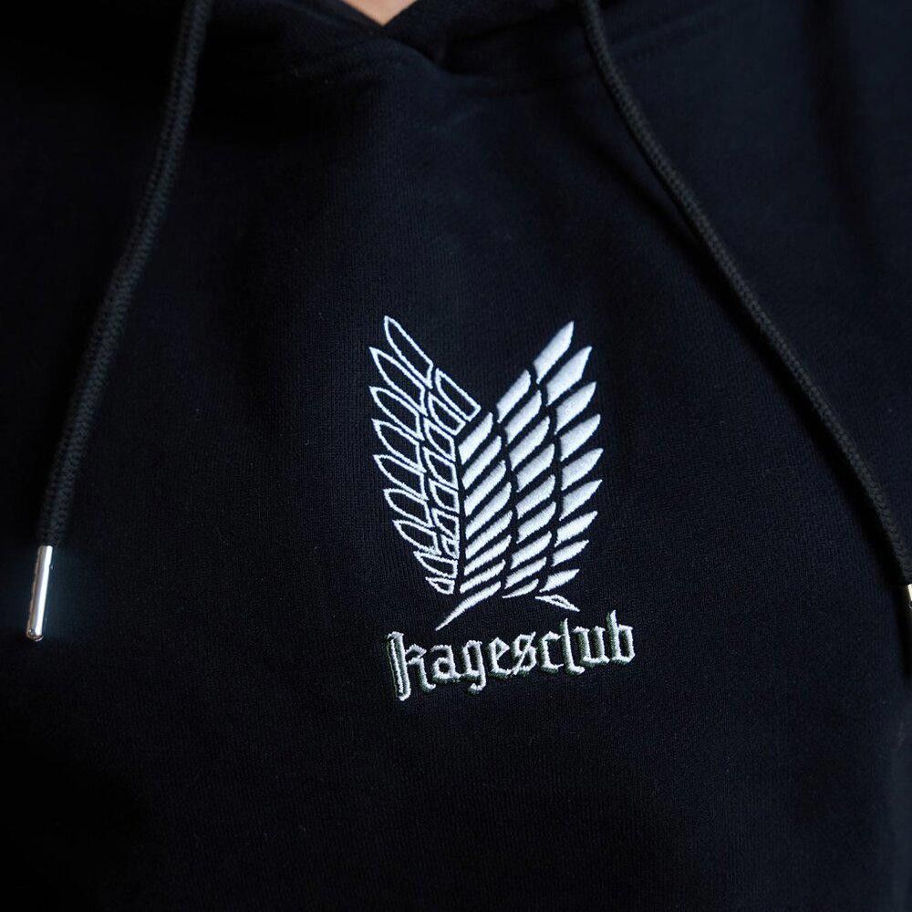 Designer KAGESCLUB Wings Hoodie - Black (Size S) Size US S / EU 44-46 / 1 - 3 Thumbnail