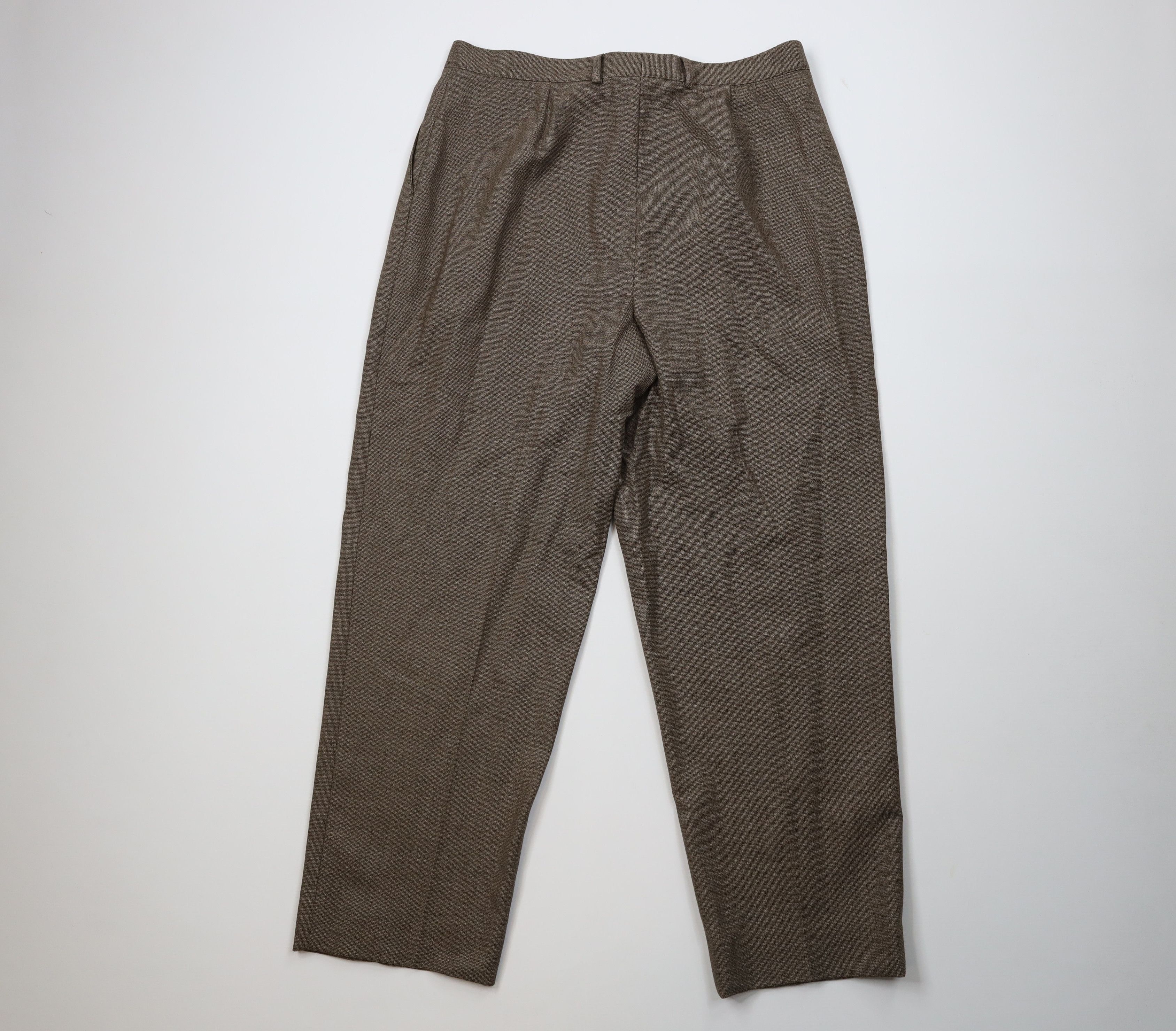 Ermenegildo Zegna Vintage Ermenegildo Zegna Wool Knit Chino Pants Brown Size 38" / US 16 / IT 52 - 9 Thumbnail