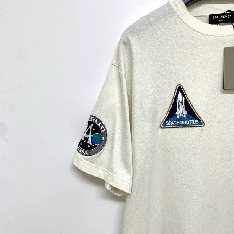Balenciaga Balenciaga NASA Collaboration White Short Sleeve T-shirt S Size US XS / EU 42 / 0 - 5 Thumbnail