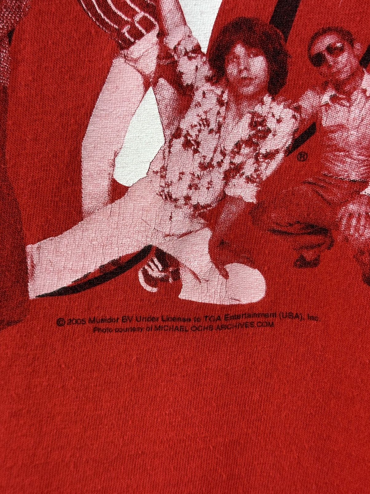 Gildan × Vintage Vintage Rolling Stones 2005 Gildan Red Short Sleeve T-Shirt Size US L / EU 52-54 / 3 - 4 Thumbnail