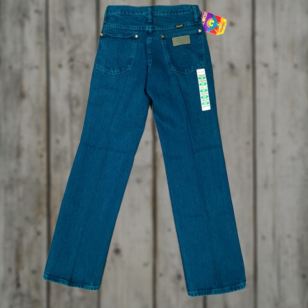 Wrangler Wrangler Mens Firewash Teal Slim Fit Jeans Size 28 X 30 Extra Large XL Size US 28 / EU 44 - 1 Thumbnail