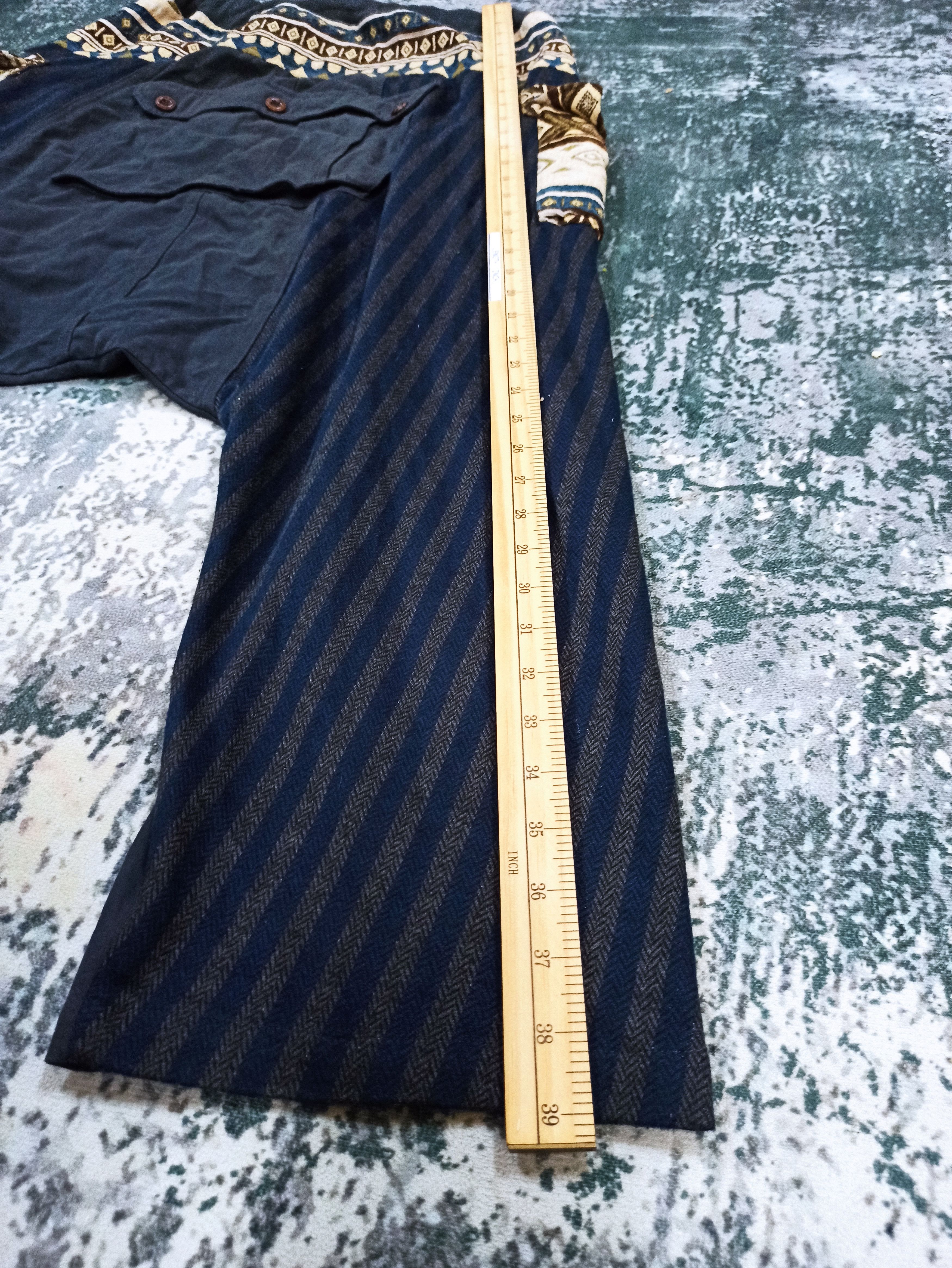 Japanese Brand Chaihane Nomayu Patchwork Men Sarouel Pant Amina Collection Size US 31 - 5 Thumbnail