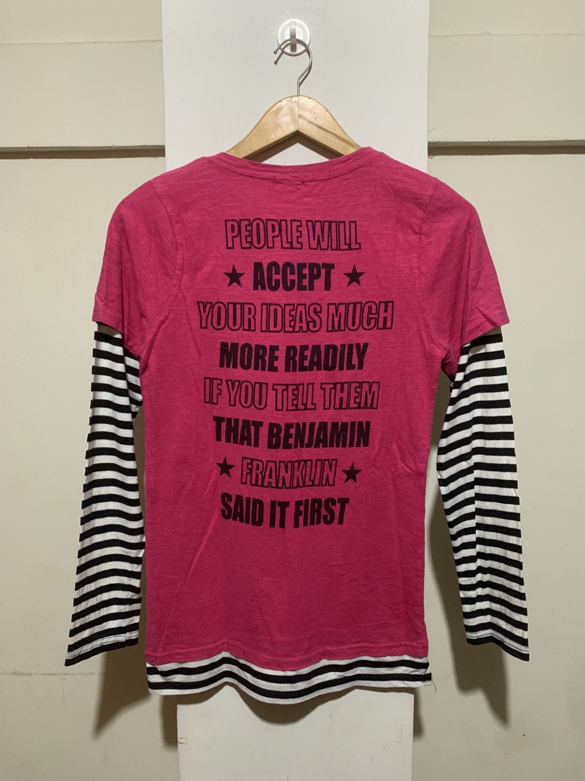 Hysteric Glamour × Undercover Japanese Skull Poem Triple Layer Punk Gothic LongSleeve Tee Size US L / EU 52-54 / 3 - 14 Thumbnail