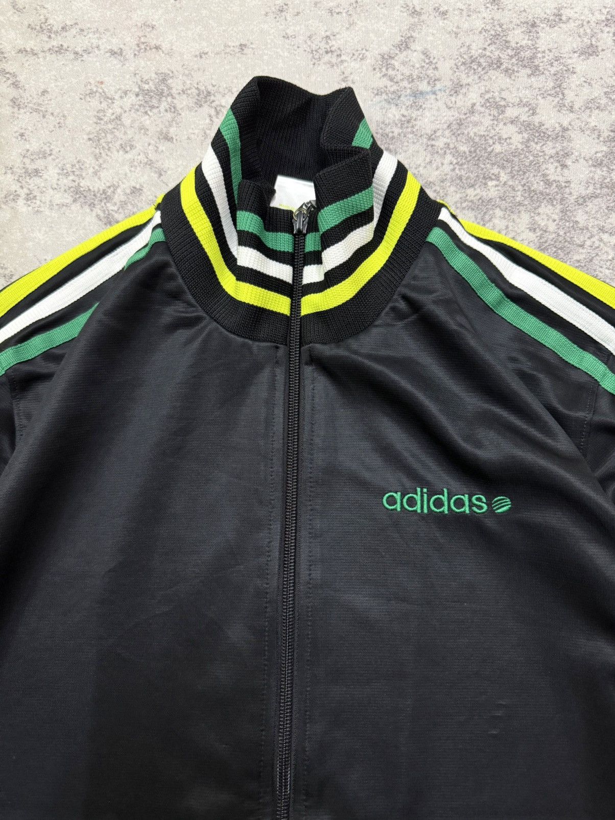 Adidas Adidas Neo Multicolor Side Tape Zip Up Tractop Sweater Size US S / EU 44-46 / 1 - 6 Thumbnail