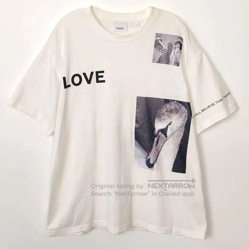 Burberry Burberry Men's White Cotton T. Size US S / EU 44-46 / 1 - 1 Thumbnail