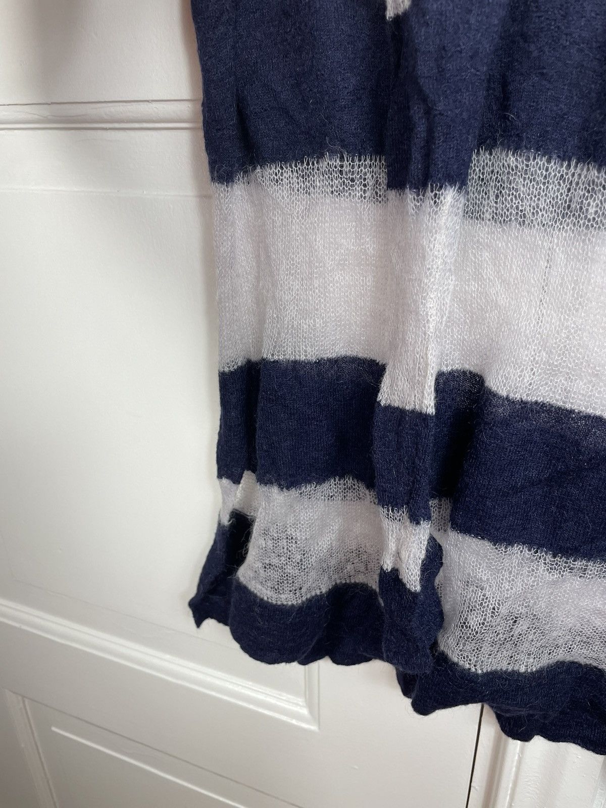 Acne Studios *GRAIL* Acne Studios Octave mohair kid blue stripped sweater Size US M / EU 48-50 / 2 - 5 Thumbnail