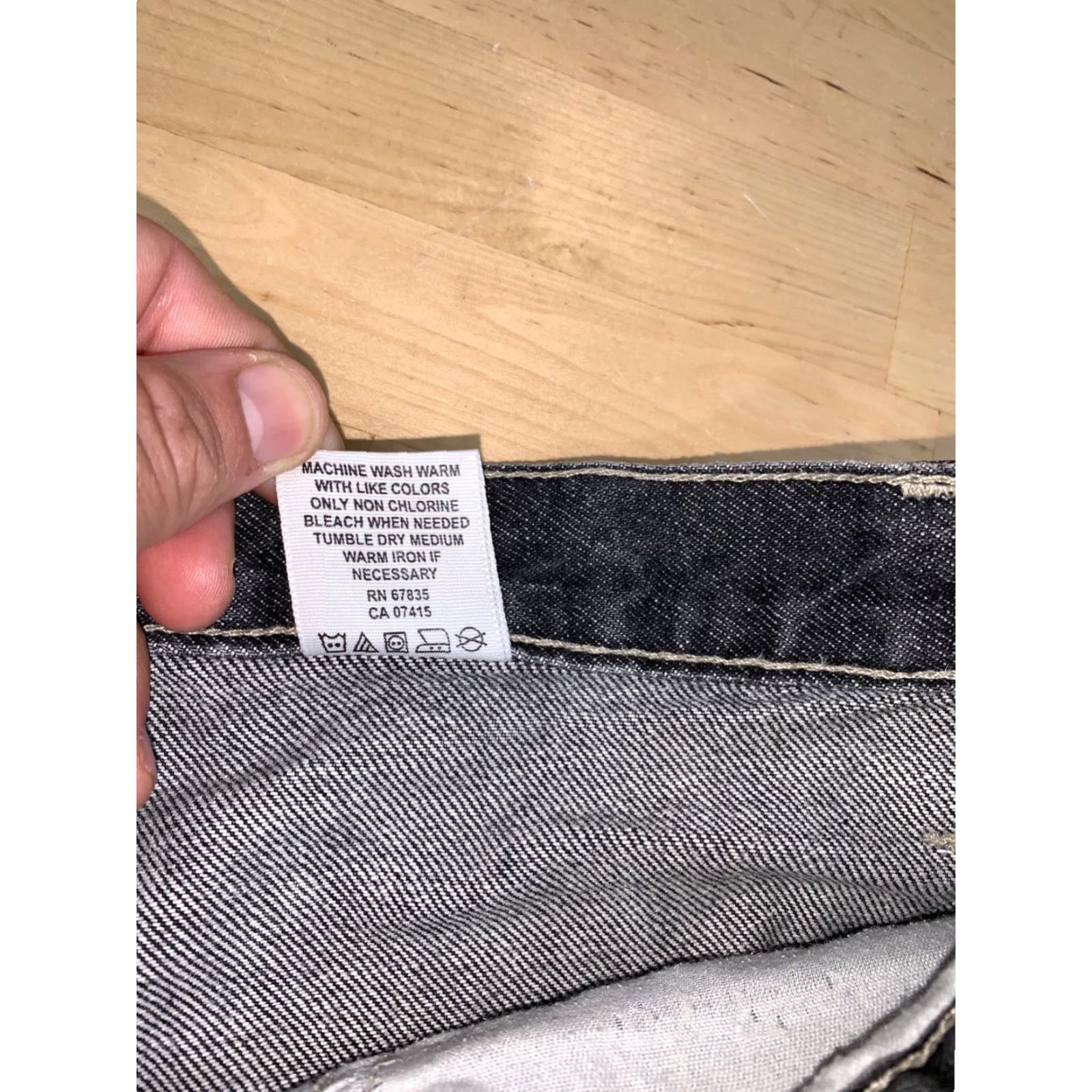 Nautica Nautica Denim Jorts 38 Black Baggy Carpenter Y2K Men Casual Jeans Short Size US 38 / EU 54 - 4 Thumbnail