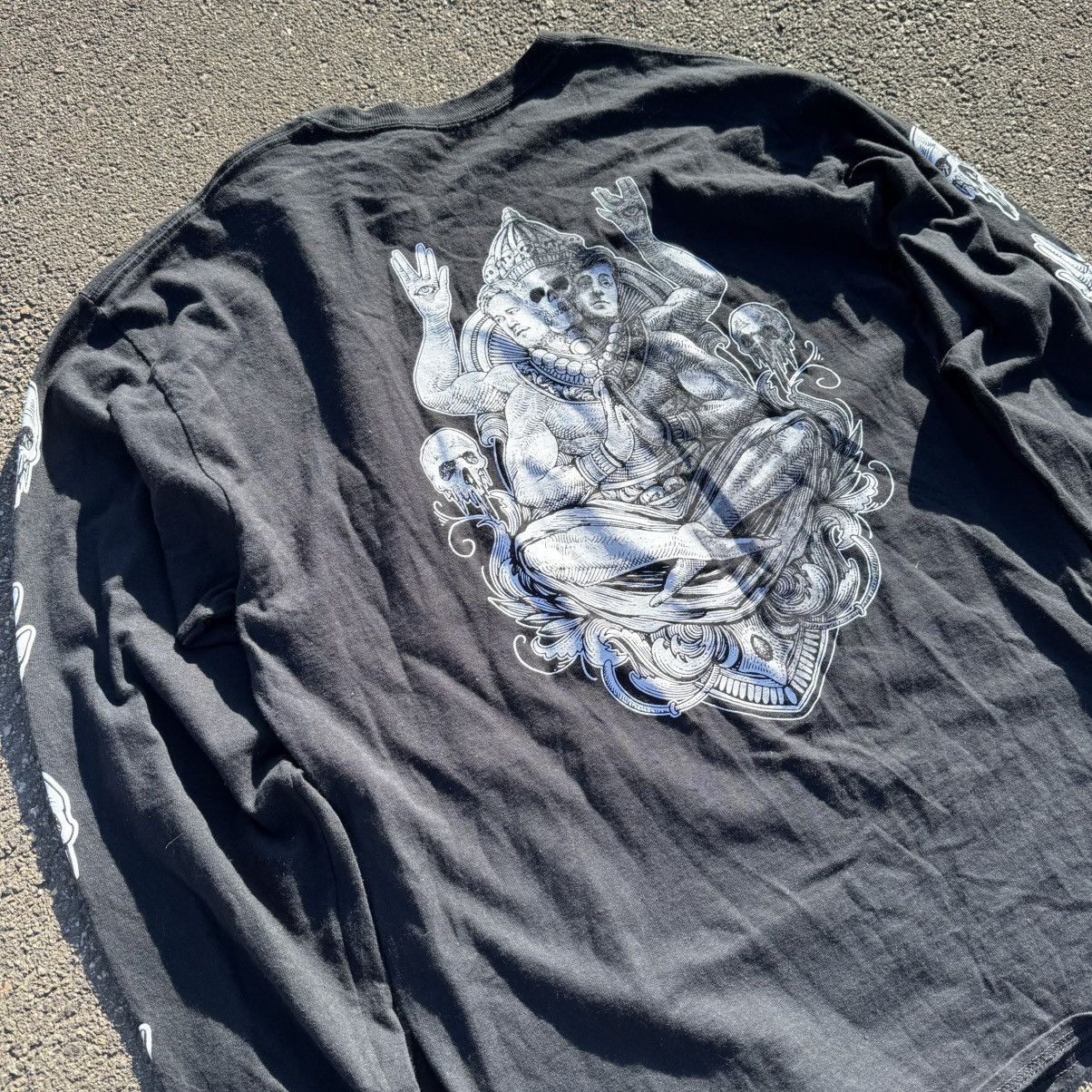 Vintage Sick UNUS ANNUS Merch Faded Long Sleeve Y2K Avant-Garde Size US XL / EU 56 / 4 - 2 Thumbnail