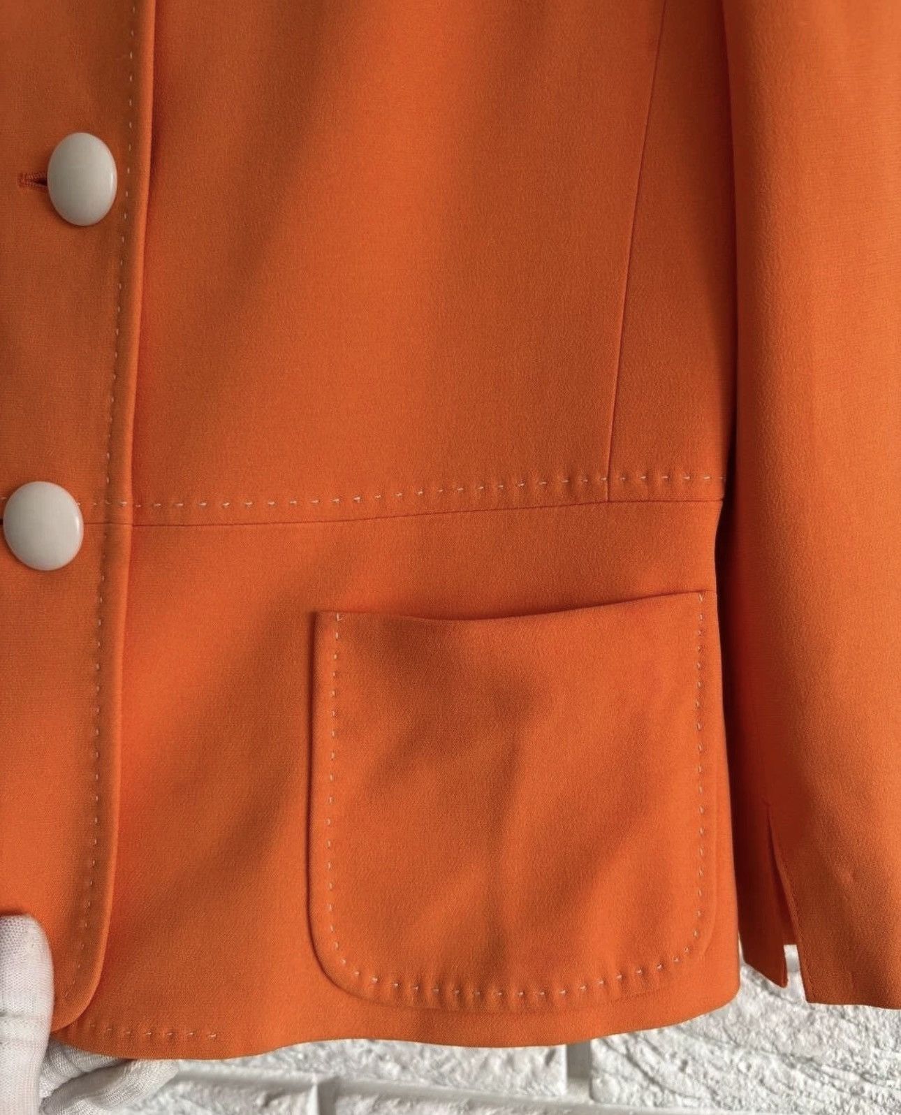 Moschino Moschino Couture Women's blazer orange vintage Made in Italy Size M / US 6-8 / IT 42-44 - 9 Thumbnail