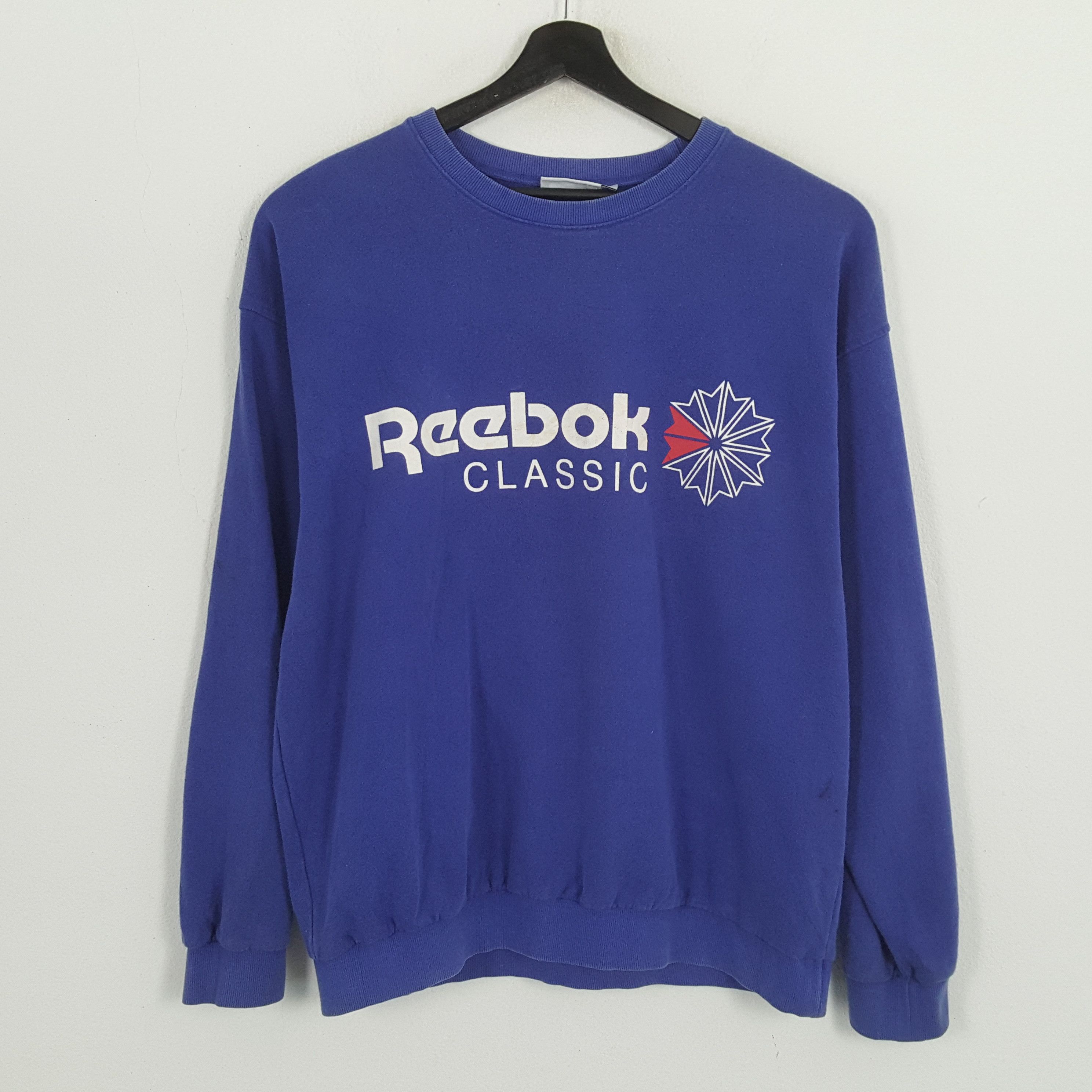 Reebok × Vintage REEBOK CLASSIC Center Spellout Design Sweatshirt Size US XL / EU 56 / 4 - 1 Thumbnail