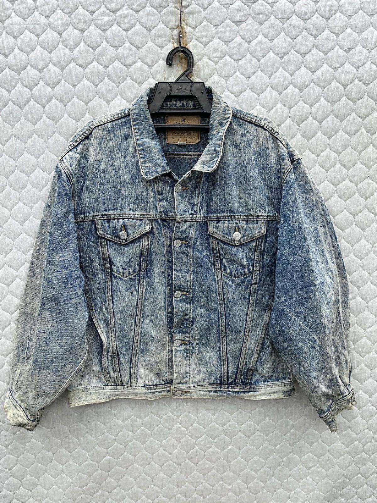 Edwin 🔥🔥🔥STEALS VTG EDWIN ACID WASH DENIM JACKET Size US XL / EU 56 / 4 - 1 Thumbnail
