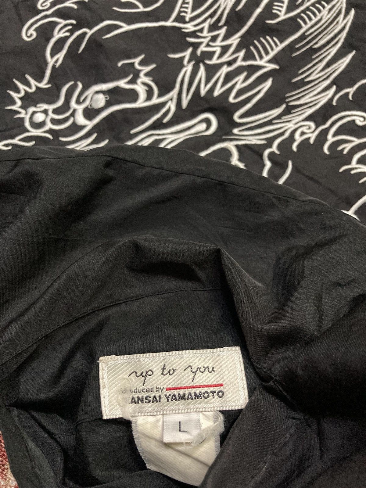 Kansai Yamamoto Vintage Kansai Yamamoto Embroidered Reversible Jacket Size US L / EU 52-54 / 3 - 11 Thumbnail