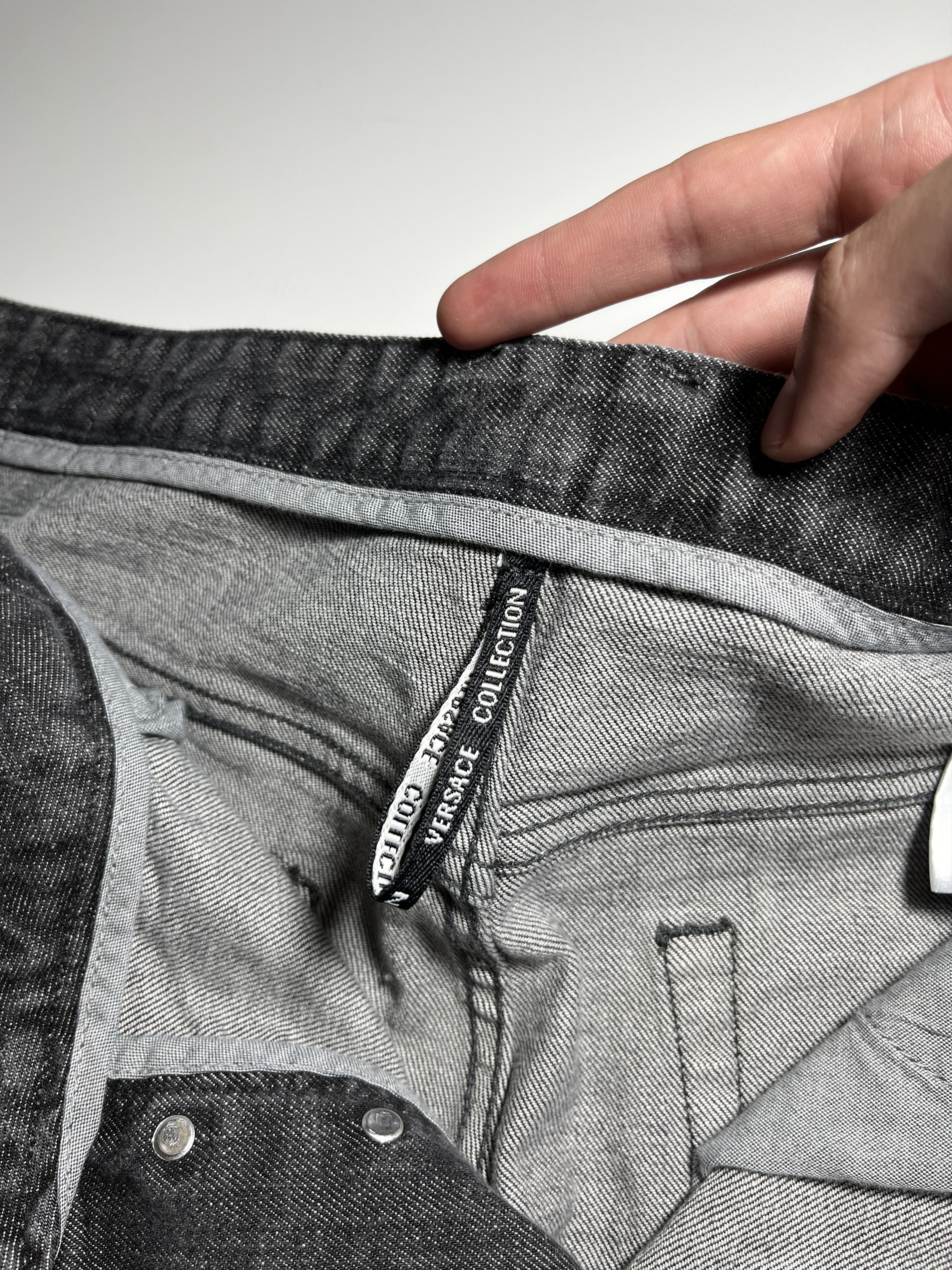 Versace Versace Collection Gray Washed Jeans Pants Size 35 Size US 35 - 14 Thumbnail
