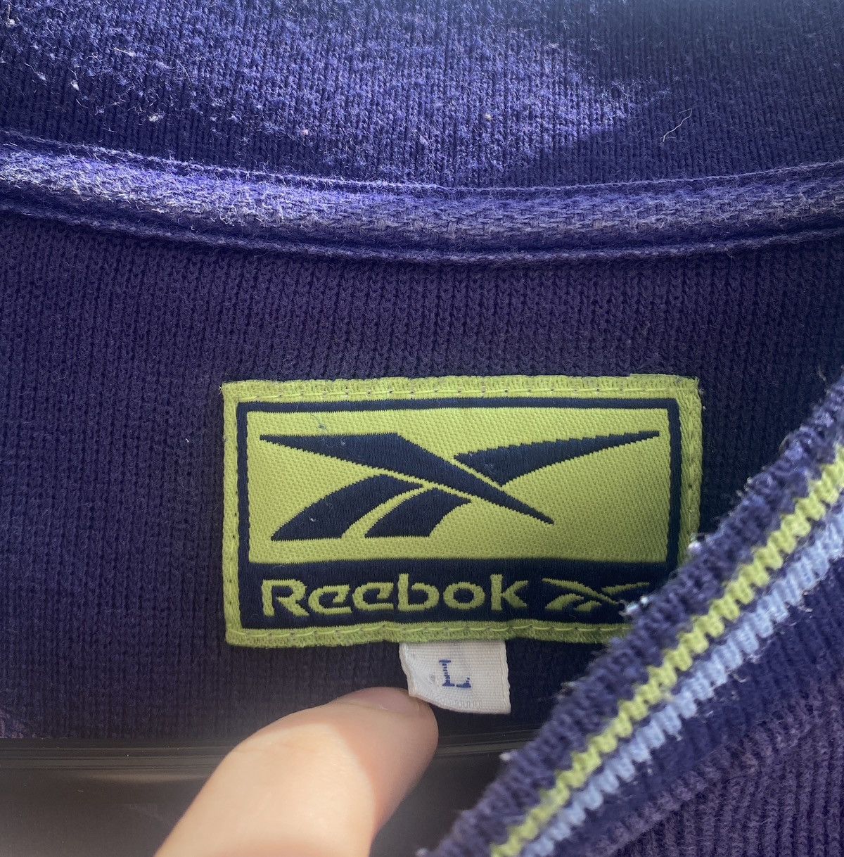 Reebok Vintage rare big logo oversize reebok crawneck Size US L / EU 52-54 / 3 - 2 Thumbnail