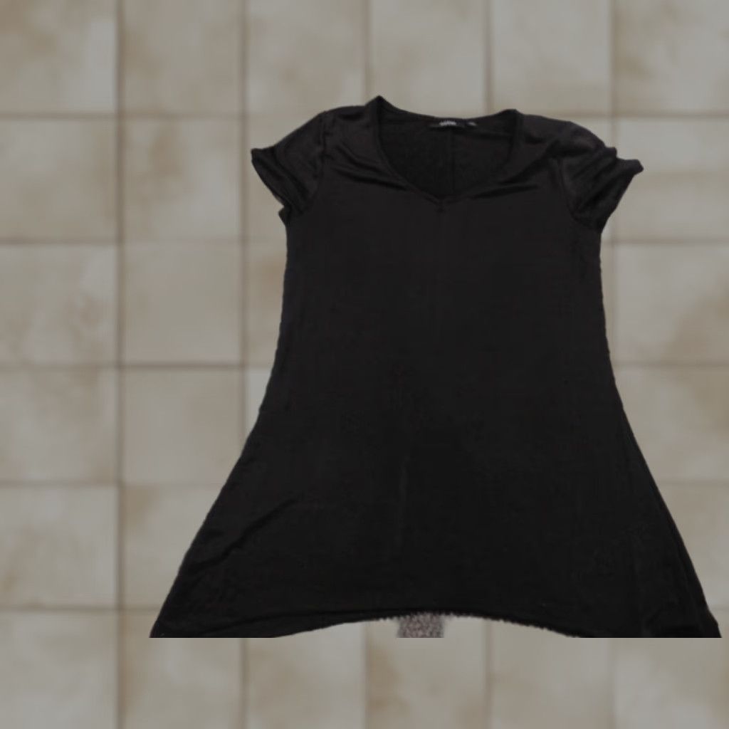 Apt. 9 Apt 9 Womens Blouse Small Black pullover Stretch Size S / US 4 / IT 40 - 1 Thumbnail