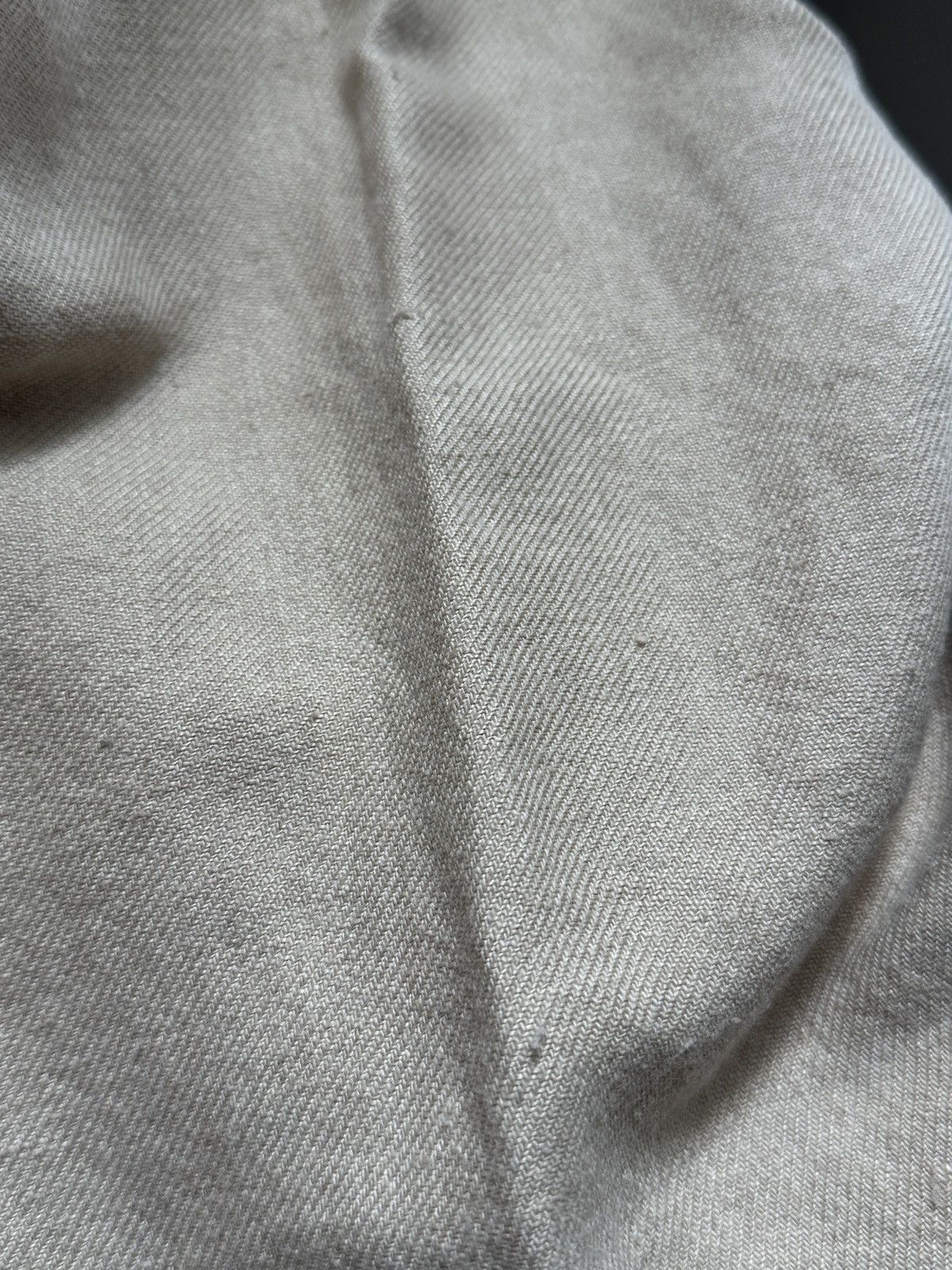 The Row The Row Mens Marcello Beige Linen Shorts size US 32 Size US 32 / EU 48 - 6 Thumbnail