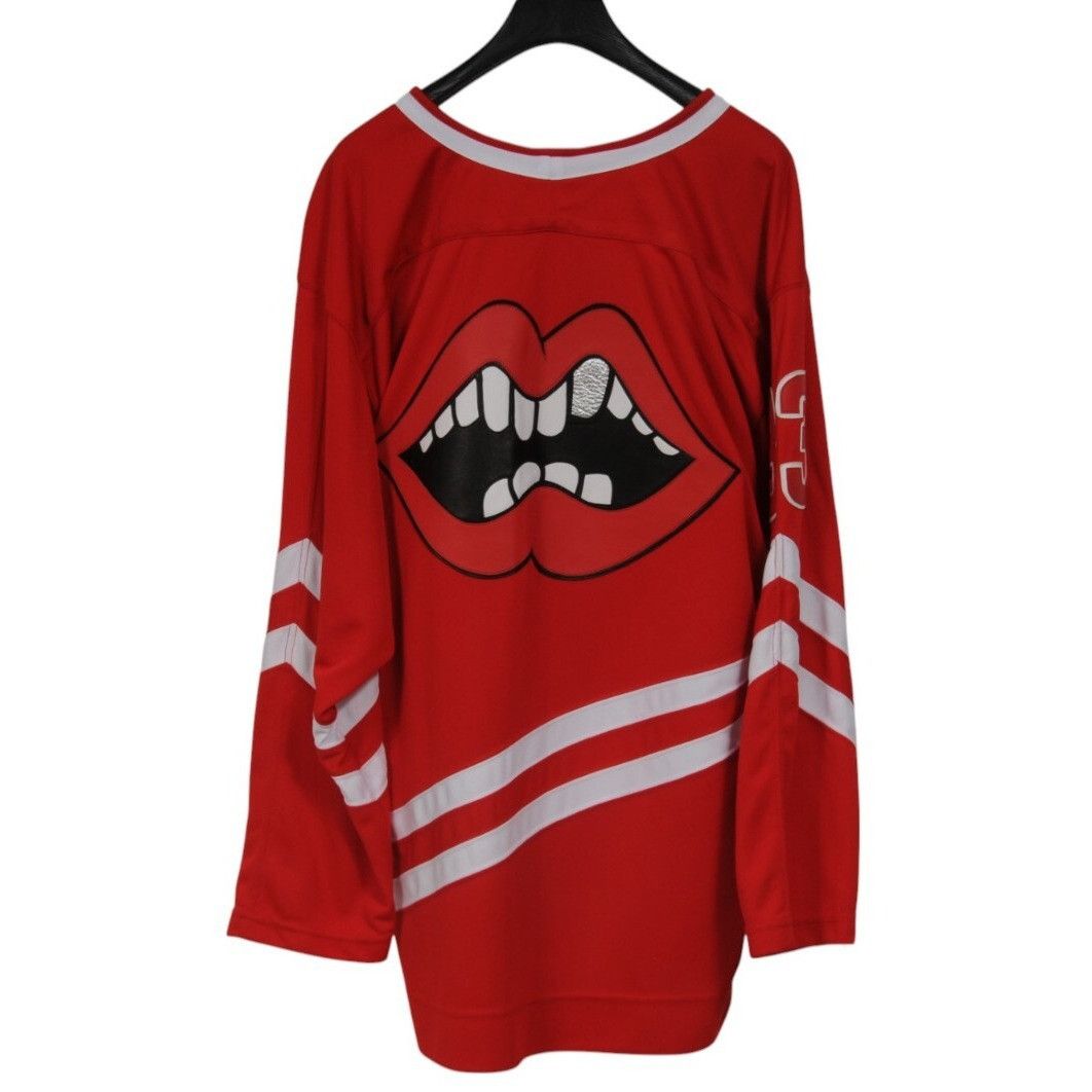 Chrome Hearts 33 Matty Boy Hockey Jersey LS Red Chomp Size US M / EU 48-50 / 2 - 1 Thumbnail