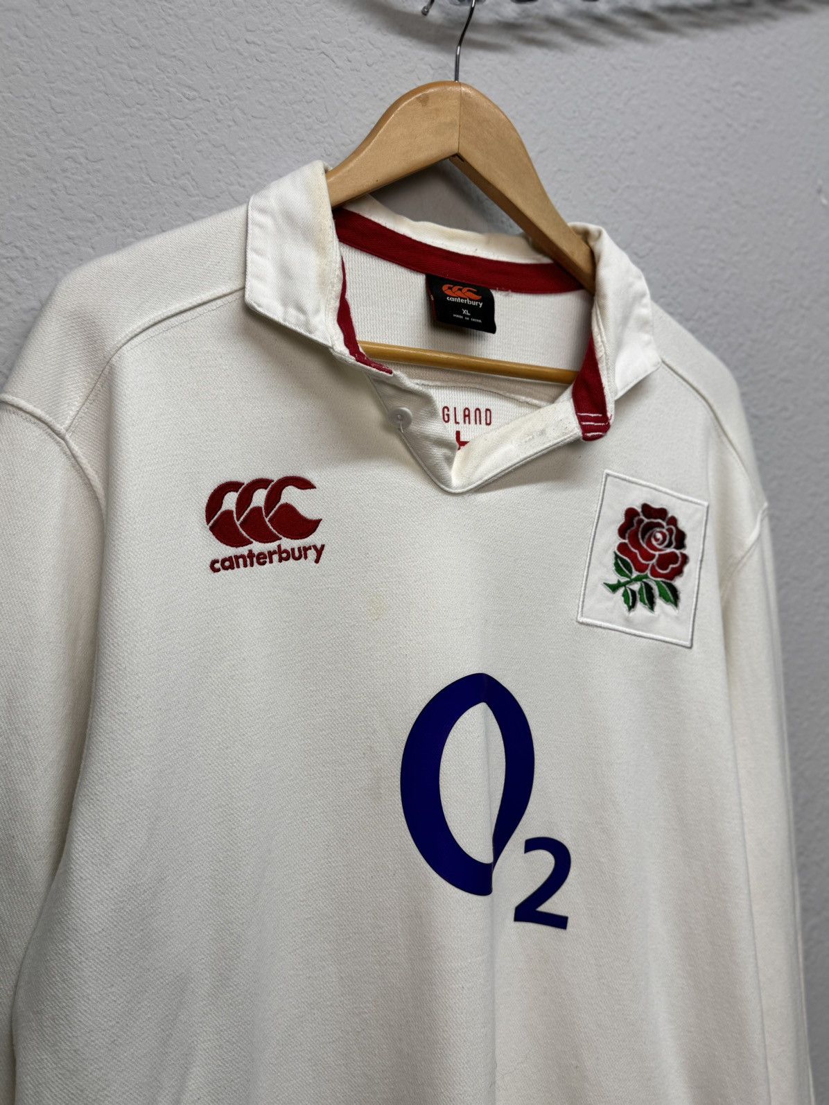 Canterbury of New Zealand × Vintage SALE💣💣 Vintage Canterbury Rugby England Jersey Long Sleeve Size US XL / EU 56 / 4 - 4 Thumbnail