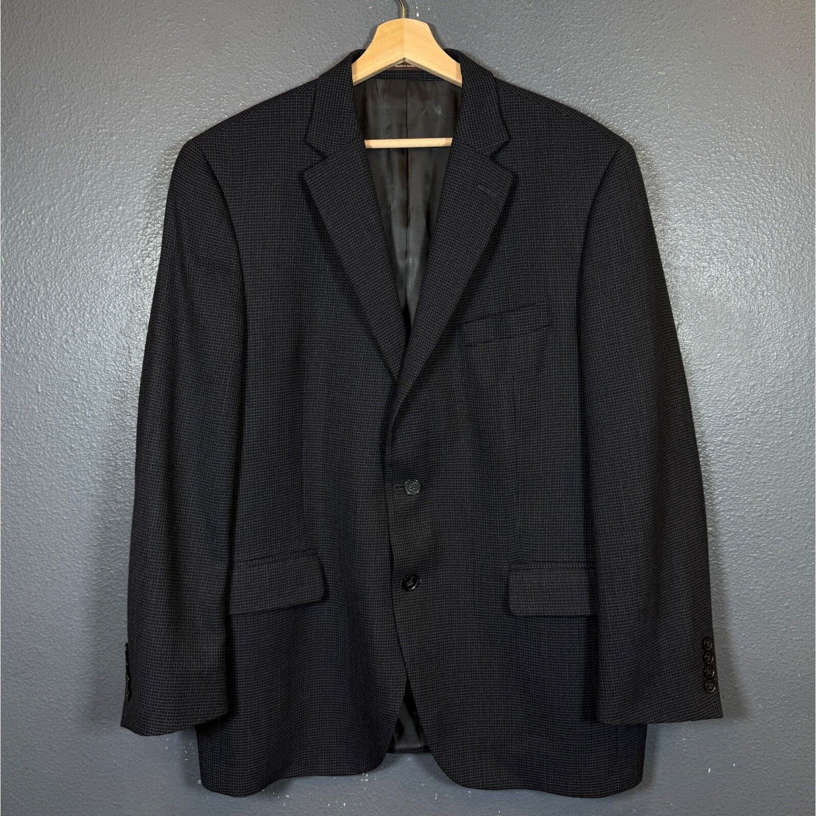 Peter Millar us44r men’s grey 100% wool suit jacket blazer