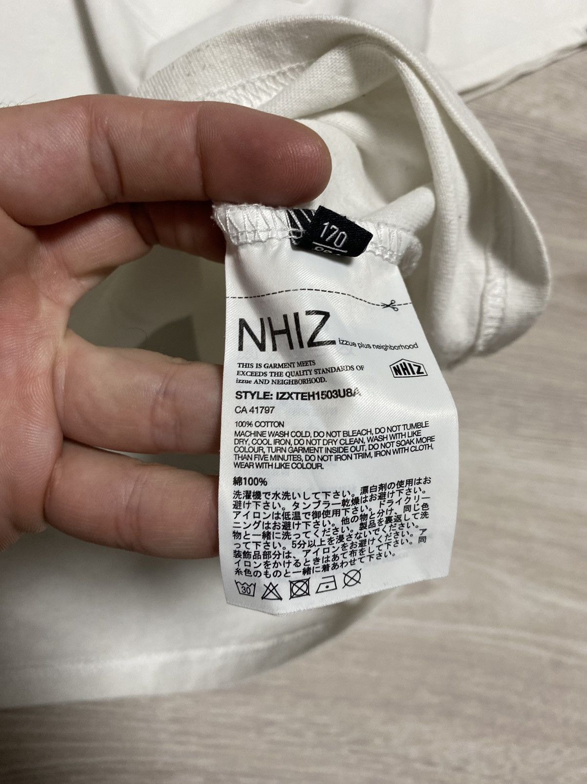 izzue Vintage NHIZ Izzue x Neighborhood size M T-shirt Size US M / EU 48-50 / 2 - 11 Thumbnail