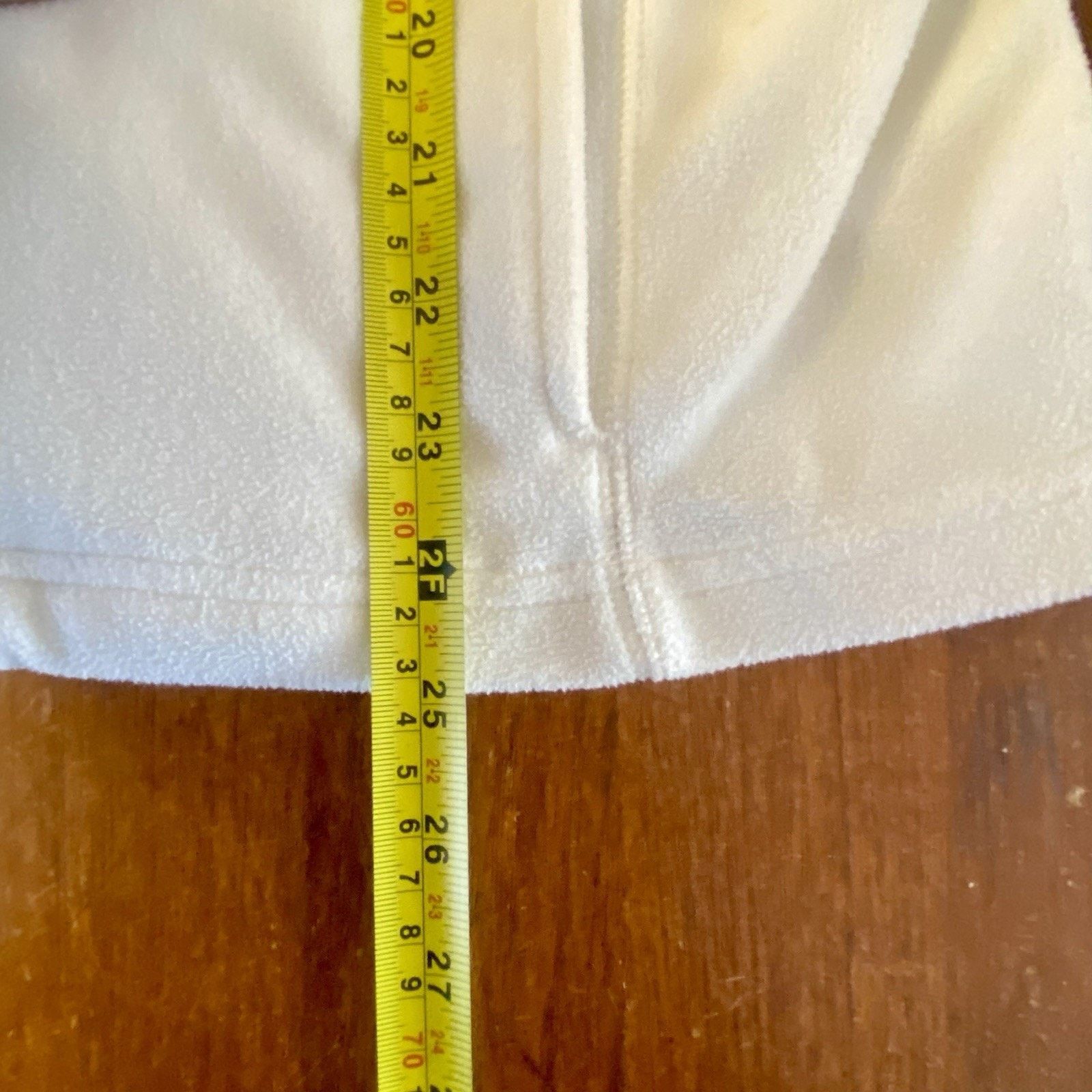 Reebok Women’s XL Jacket Cozy Weight light Reebok Ivory Full Zip Size XL / US 12-14 / IT 48-50 - 7 Thumbnail