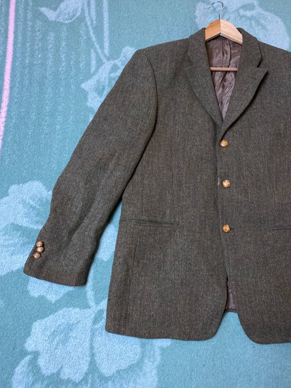 Harris Tweed vintage blazer Harris Tweed Y2K Streetwear 100% wool Size 40L - 6 Thumbnail