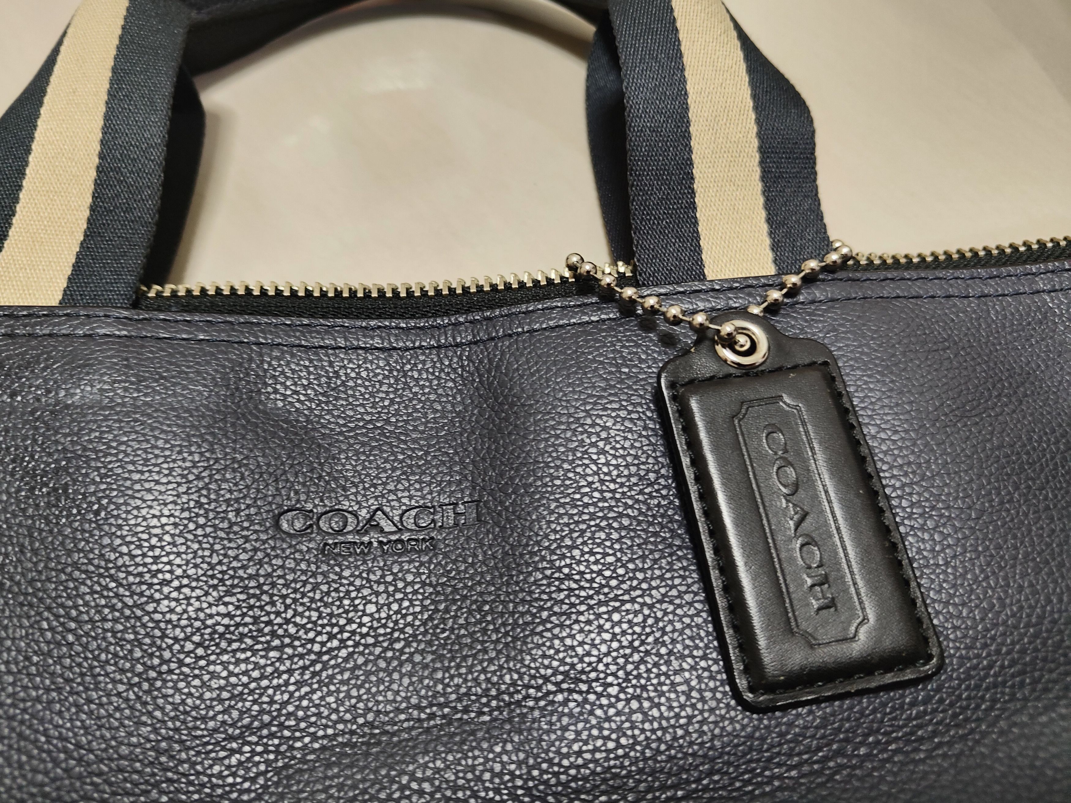 Coach 2 Way Saddle Messenger Bag in Grey, Men's