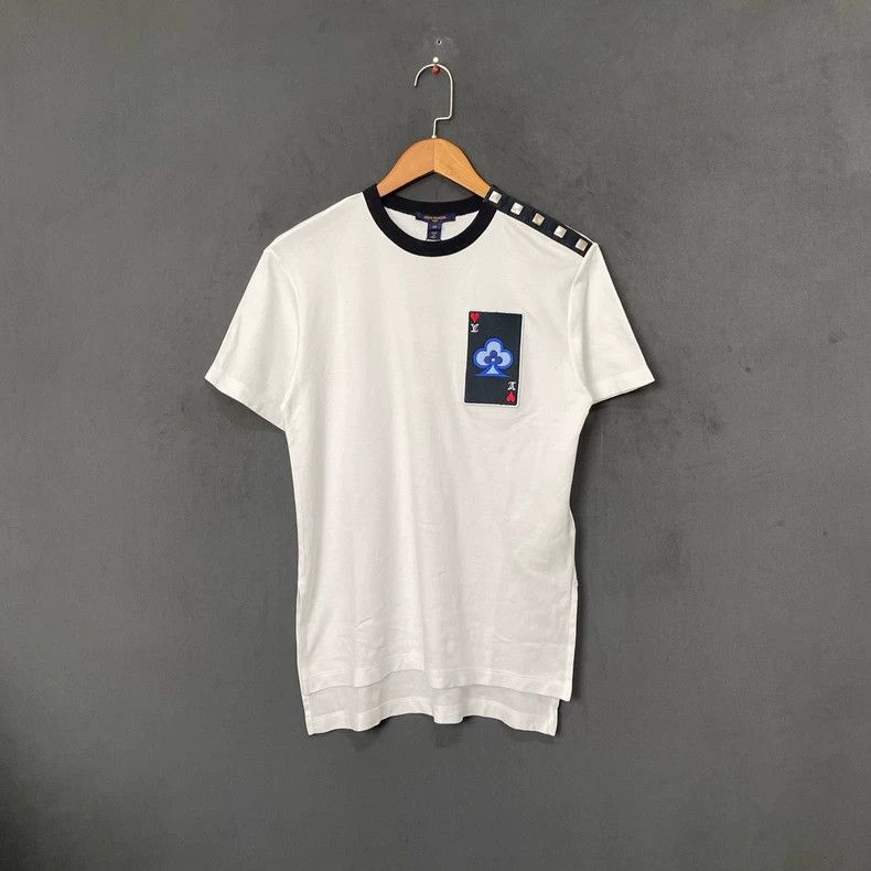 Louis Vuitton White playing card pocket short sleeve