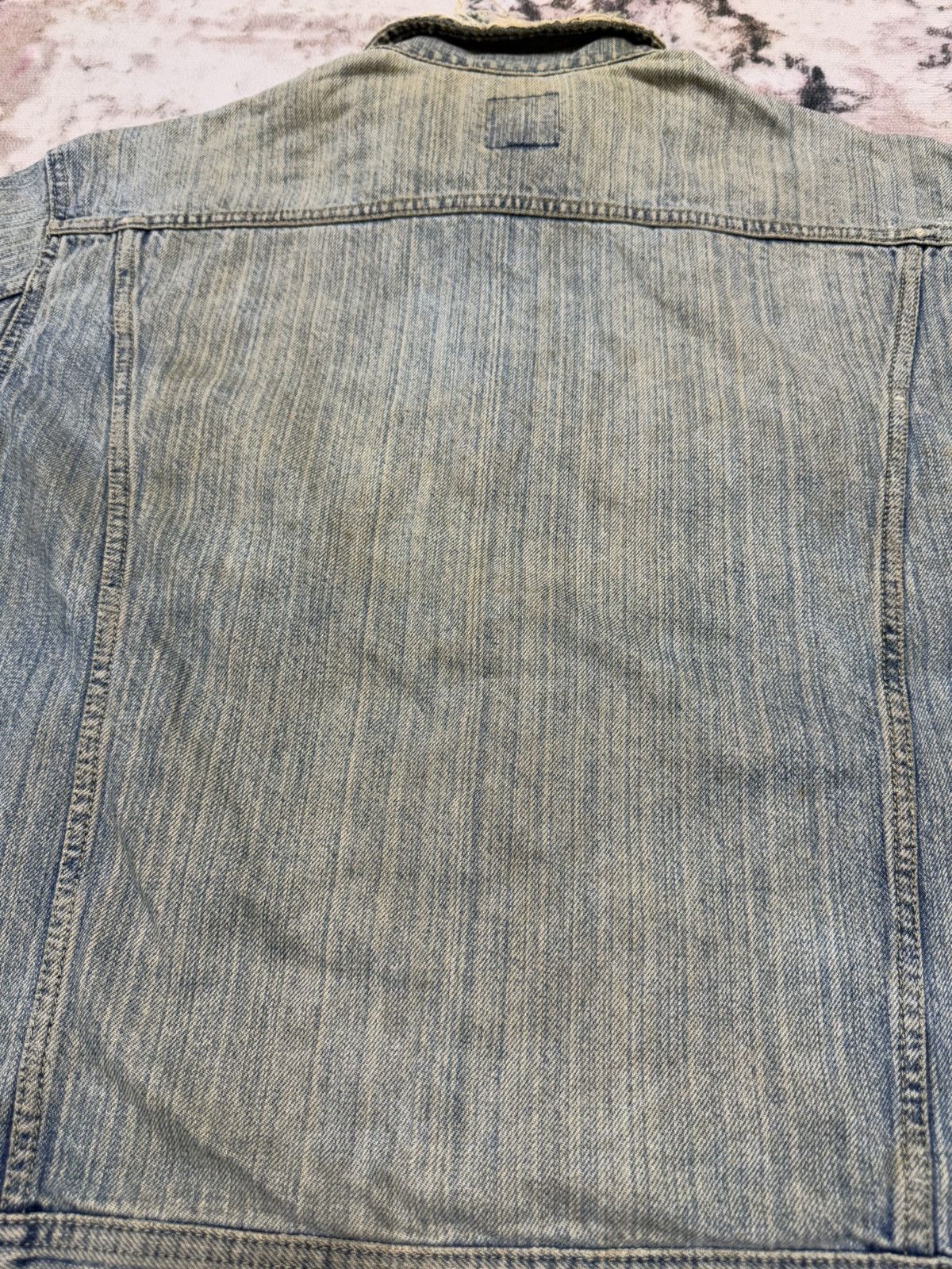 Lee Vintage 90s Lee Rider Distressed Denim Trucker Jacket Size US M / EU 48-50 / 2 - 17 Thumbnail