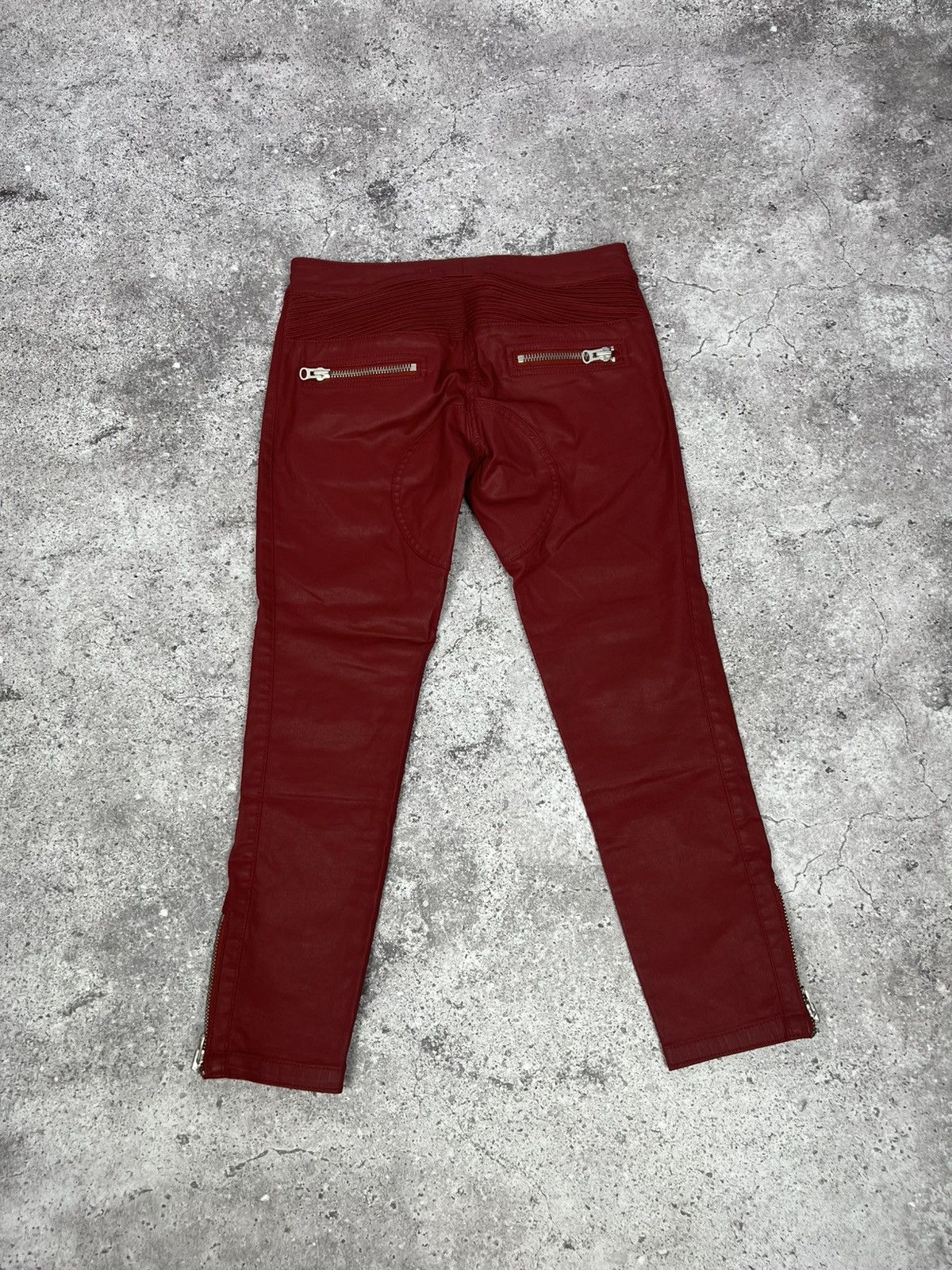 Isabel Marant Isabel Marant x H&M Pants Biker Moto Ankle Faux Leather Size 27" / US 4 / IT 40 - 9 Thumbnail