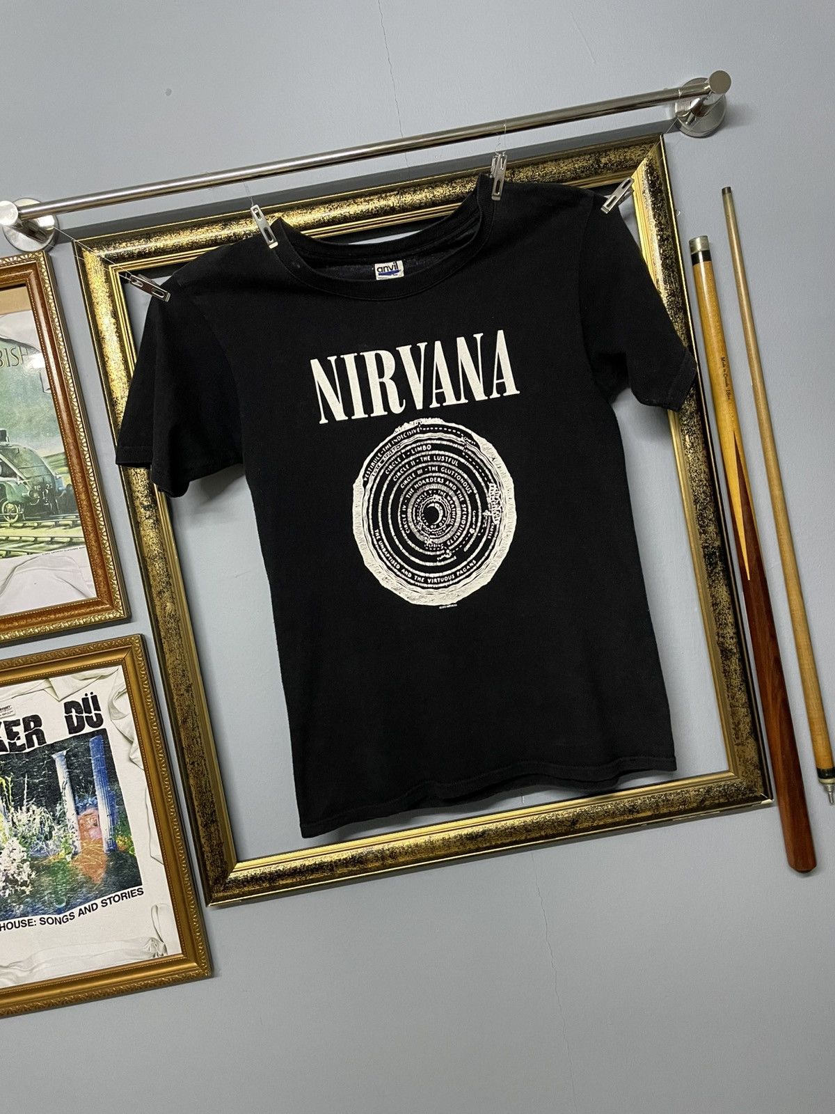 Vintage Vintage Nirvana Vestibule Hell Circle Grunge Music Tshirt Size US S / EU 44-46 / 1 - 2 Thumbnail