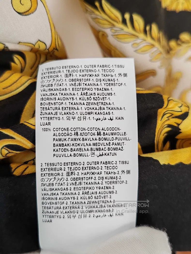 Versace Versace Baroque logo shirt Size US XS / EU 42 / 0 - 5 Thumbnail