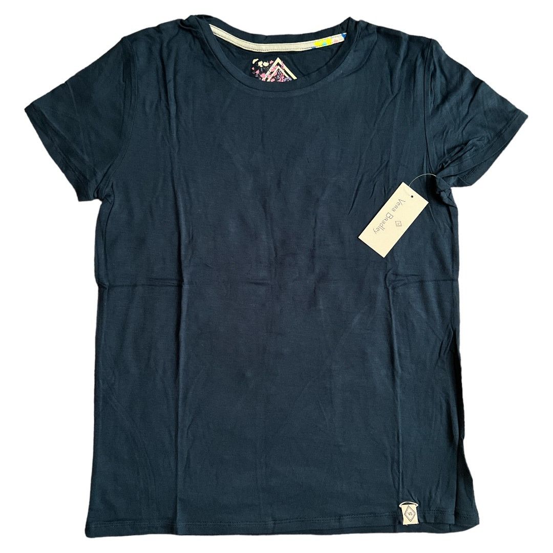 Vera Bradley VERA BRADLEY Midnight Navy Crew Neck Top w/ Tag, Small Size S / US 4 / IT 40 - 1 Thumbnail