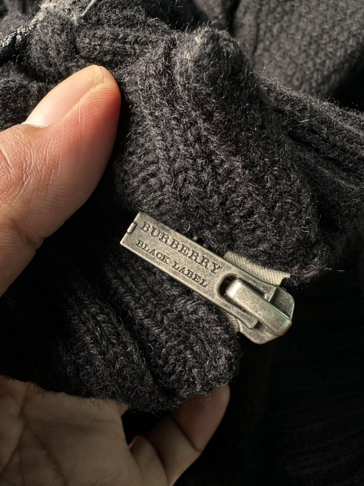 Burberry × Designer Burberry Black Label Knitwear Zip Hoodie Size M / US 6-8 / IT 42-44 - 12 Thumbnail