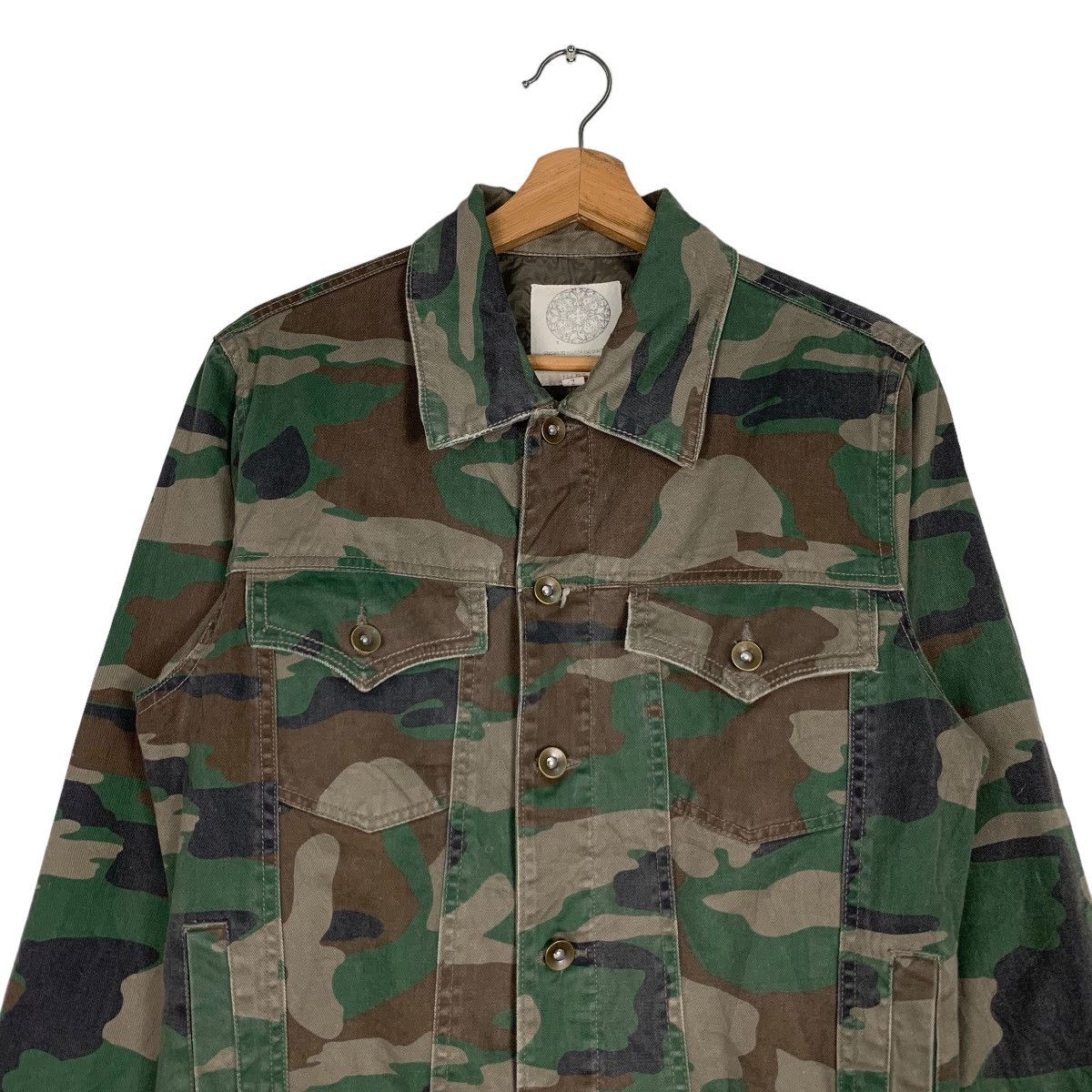 Japanese Brand Army Military Style Camo Type 3 Jacket #0833-C37 Size US S / EU 44-46 / 1 - 2 Thumbnail