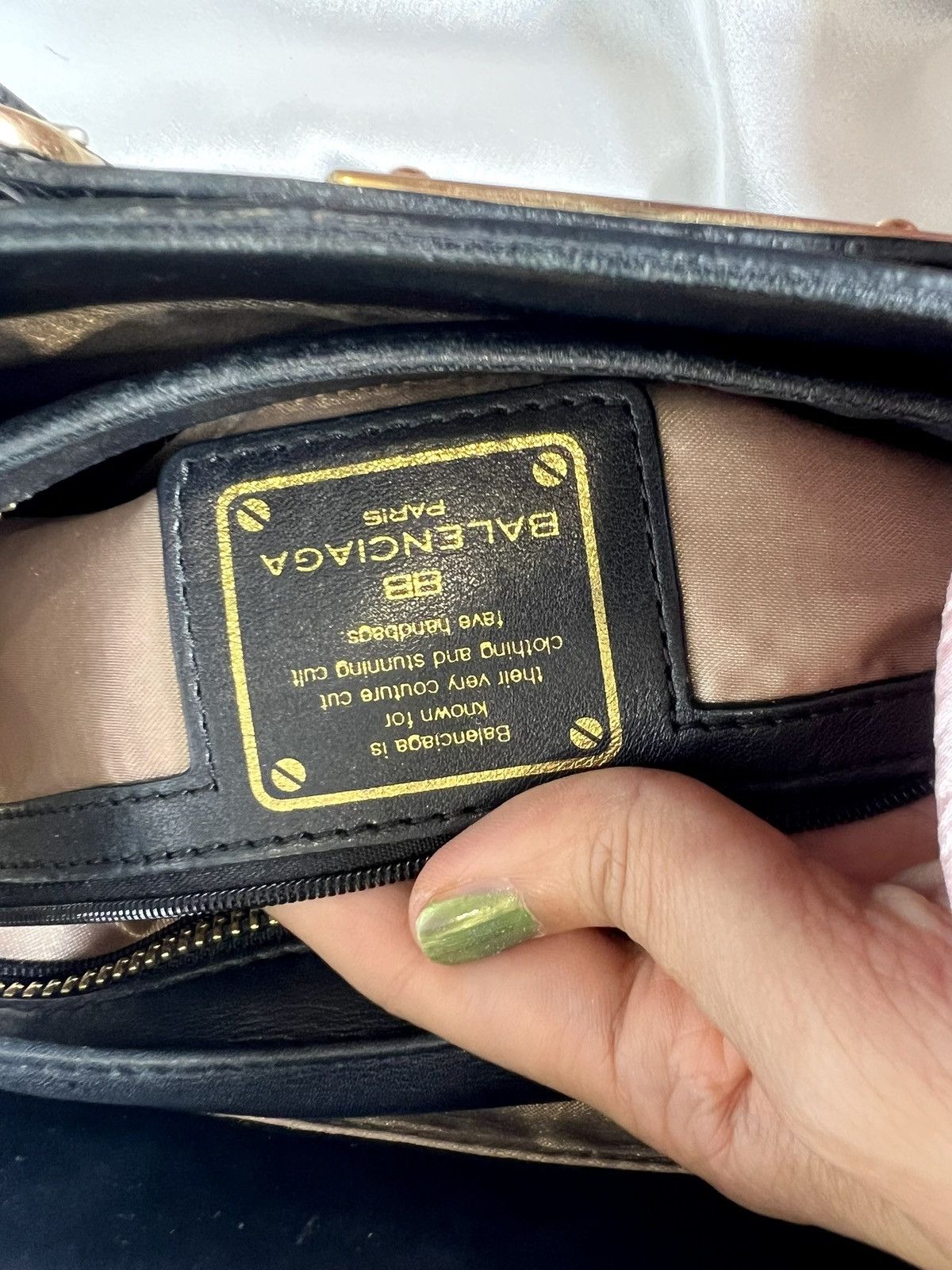 Balenciaga Balenciaga Quilted Patent Leather Tote – Black Size ONE SIZE - 15 Thumbnail