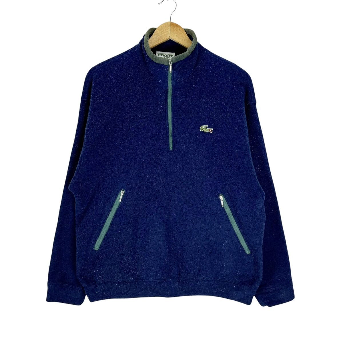 Lacoste × Polartec ☀️LACOSTE POLARTEC HALF ZIP FLEECE SWEATER Size US L / EU 52-54 / 3 - 2 Thumbnail