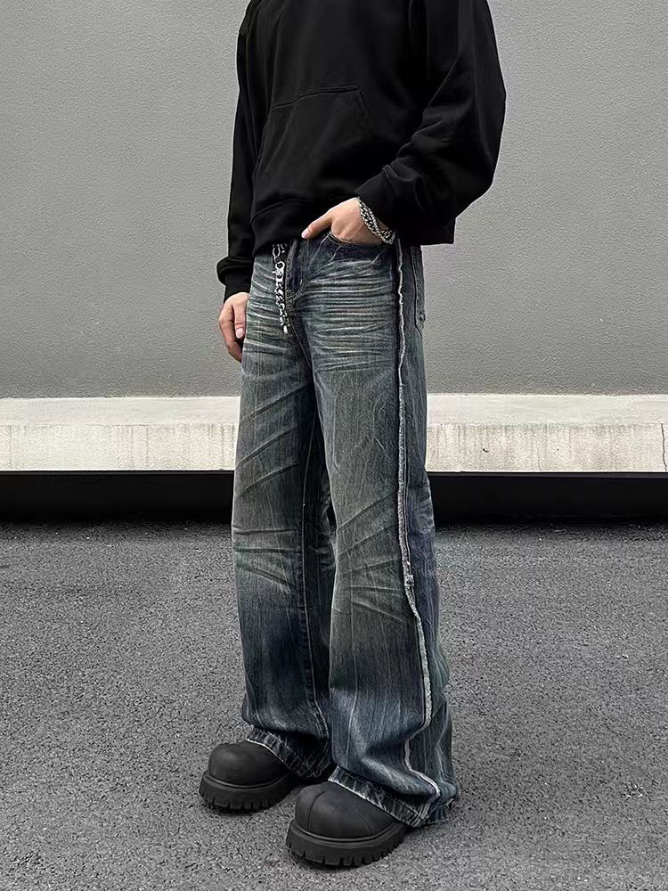 Japanese Brand × Vintage Street Vintage Washed and Aged Micro Flare Jeans Size US 32 / EU 48 - 2 Thumbnail