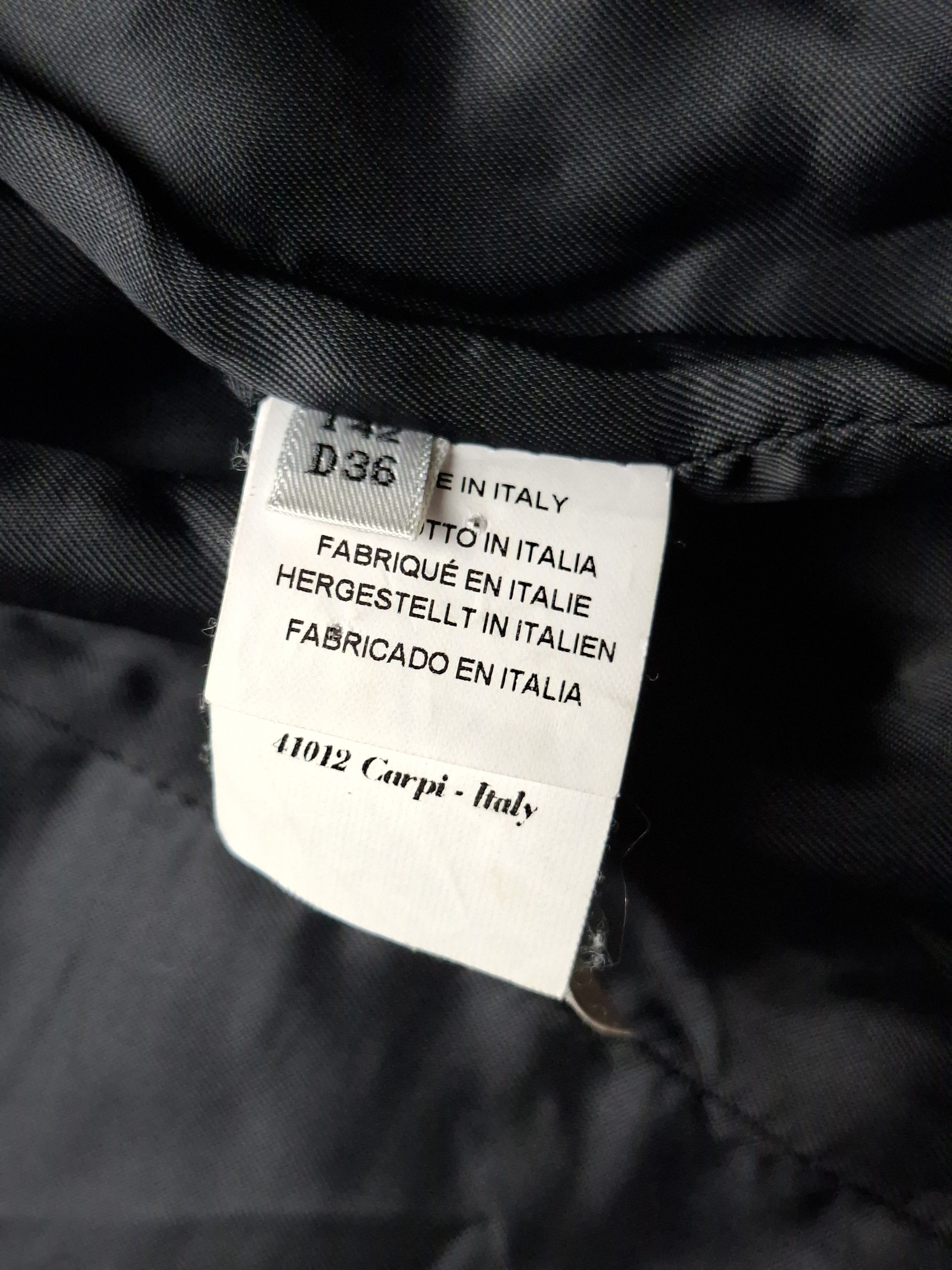 Blumarine Blugirl Blumarine Black Leather Puffer Jacket Quilted Size S / US 4 / IT 40 - 11 Thumbnail