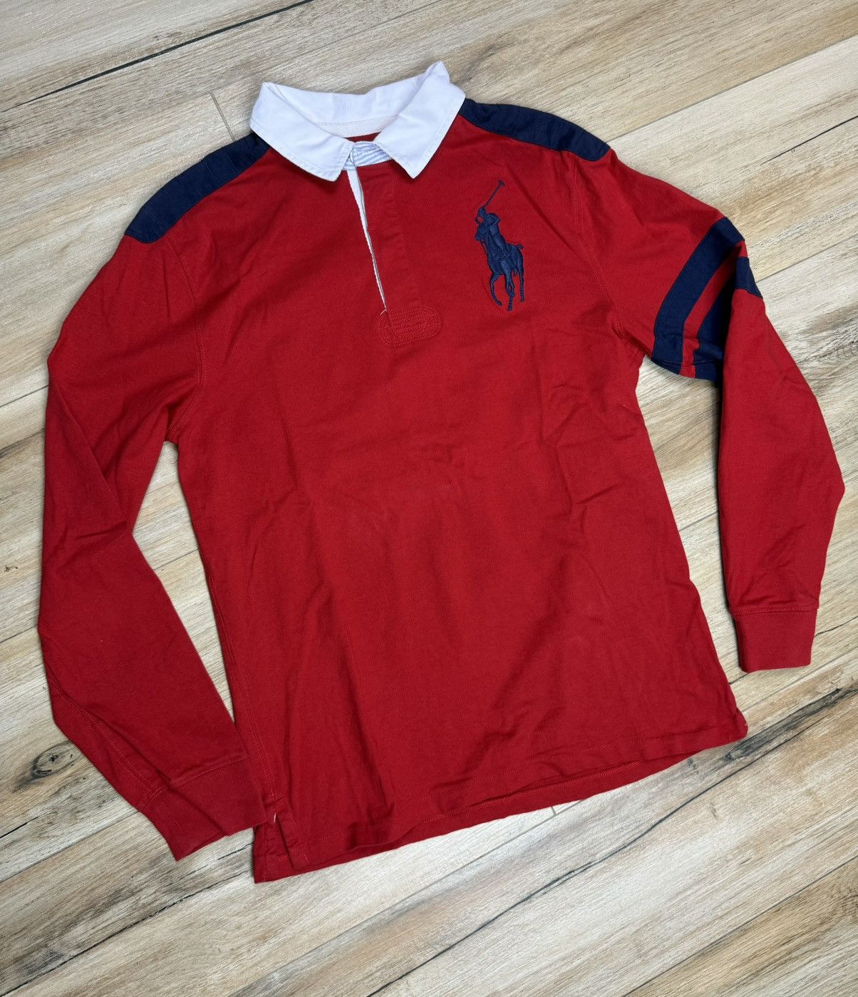 Polo Ralph Lauren Red Polo Ralph Lauren S 36 longsleeve Size US S / EU 44-46 / 1 - 5 Thumbnail