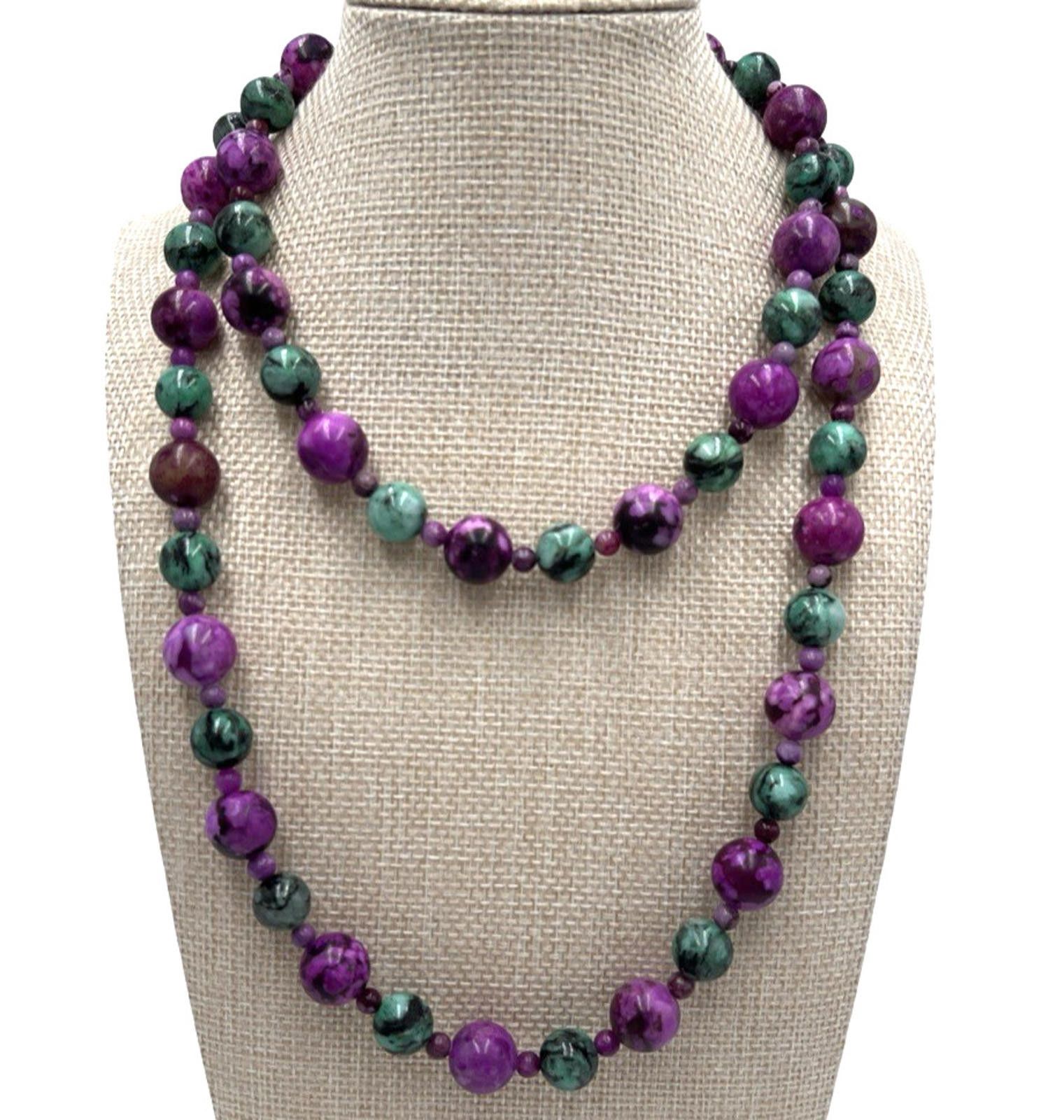 Other Jay King Green Pink Epidote Sterling Silver Necklace Size ONE SIZE - 2 Thumbnail