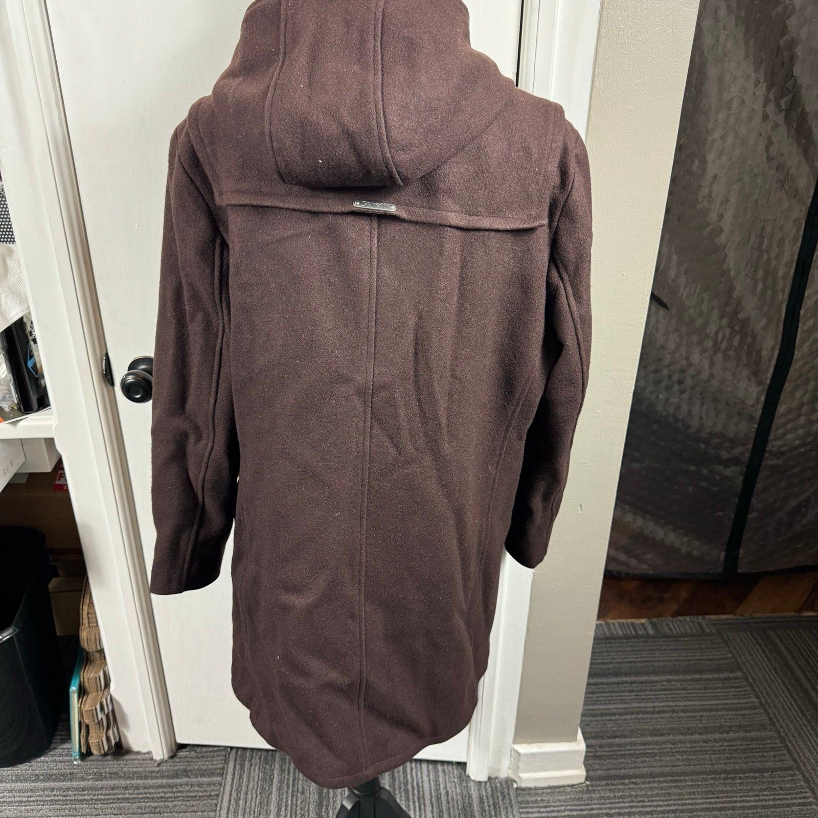 Schott Schott NYC mid-thigh length hooded duffle coat brown Size XL / US 12-14 / IT 48-50 - 7 Thumbnail