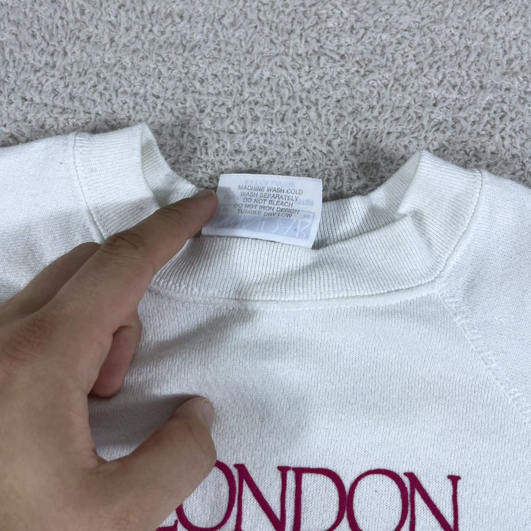 Vintage VINTAGE 90's Nashville Crewneck Sweatshirt Adult XL White USA Raglan Country Sweatshirt Brindar Men Crew Neck Pullover Graphic Print Size US XL / EU 56 / 4 - 5 Thumbnail