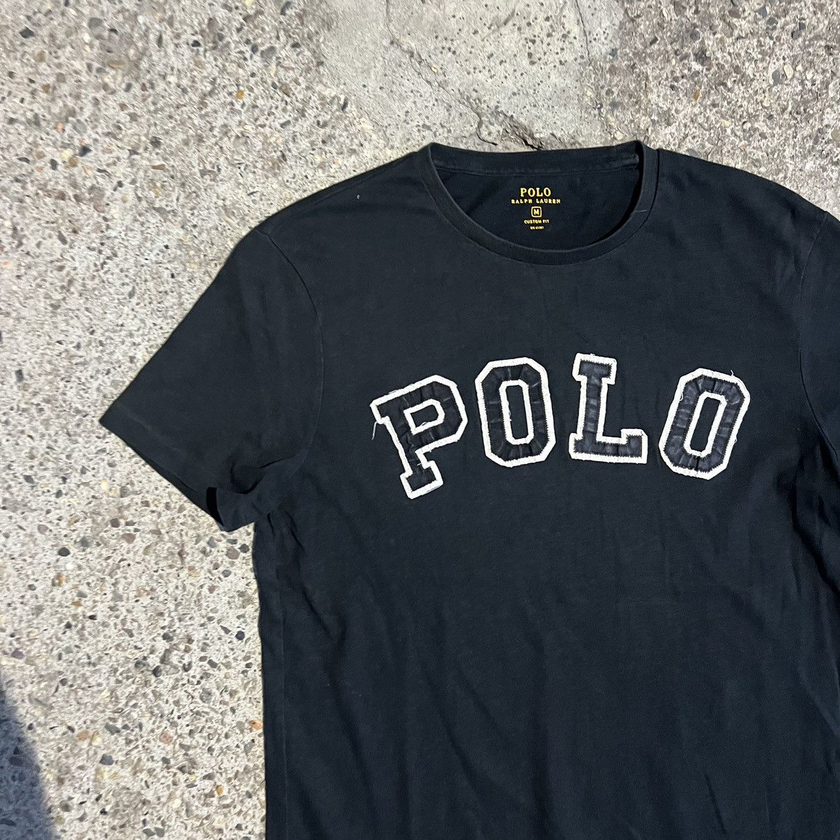 Ralph Lauren × Vintage Vintage 90s Polo Sport Ralph Lauren Block Letter T-Shirt Size US M / EU 48-50 / 2 - 5 Thumbnail