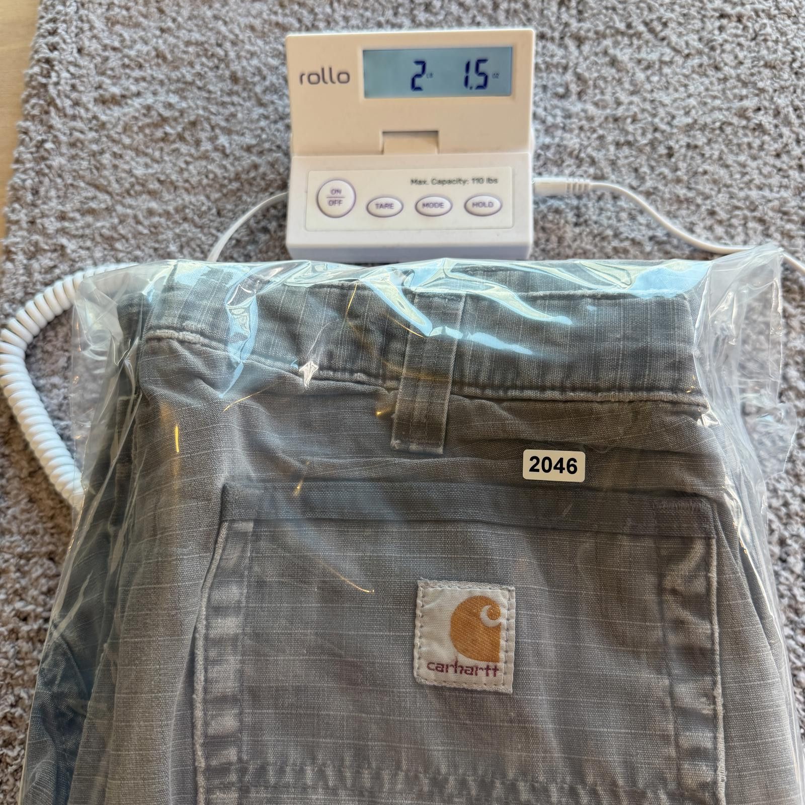 Carhartt Carhartt Double Knee Cargo Lined Pants 32x30 Grey Relaxed Size US 32 / EU 48 - 9 Thumbnail